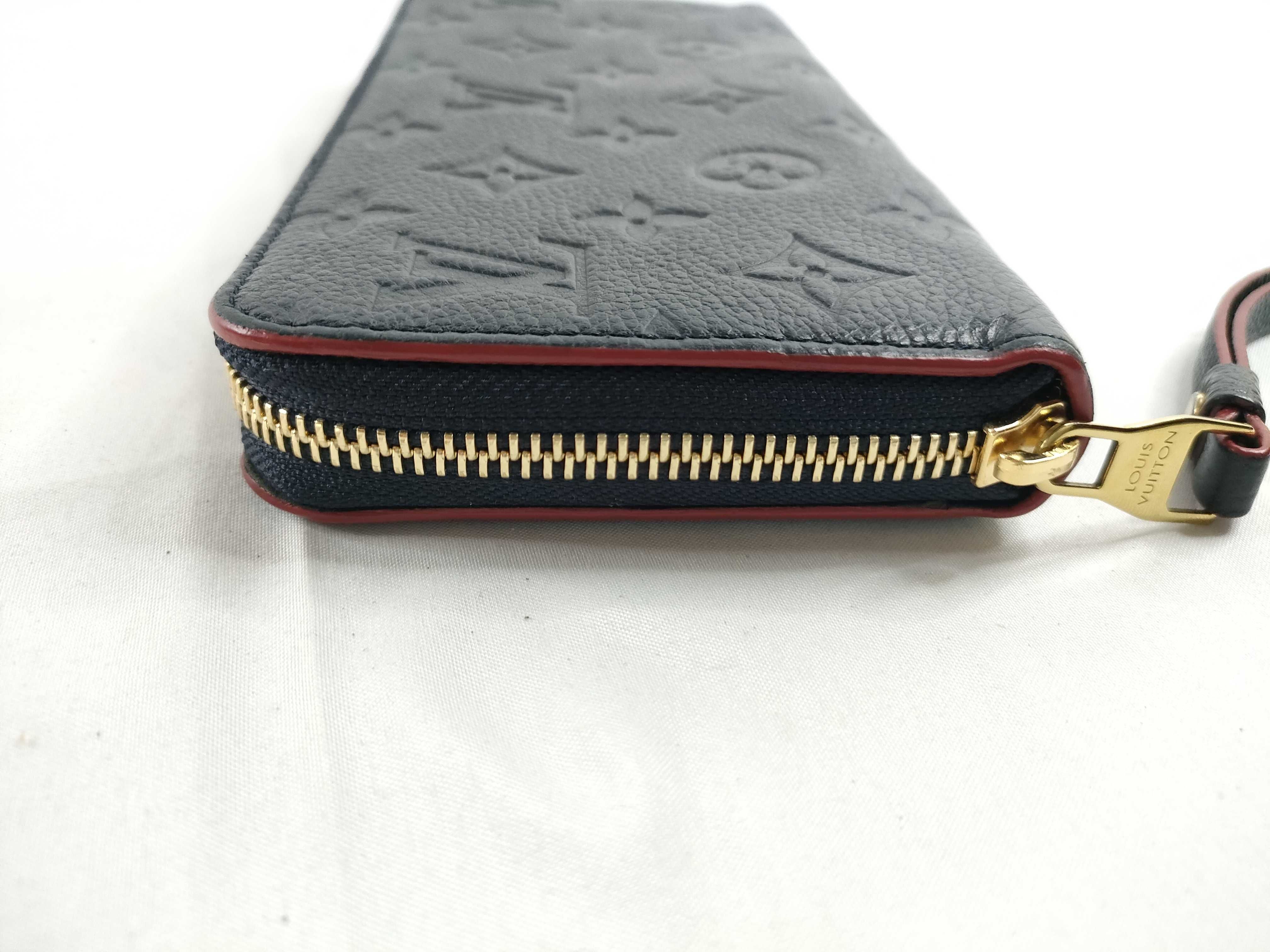 Monogram Empreinte Louis Vuitton Empreinte Zippy Marine Rouge Gold Hardware SP0198 Wallet — view 5