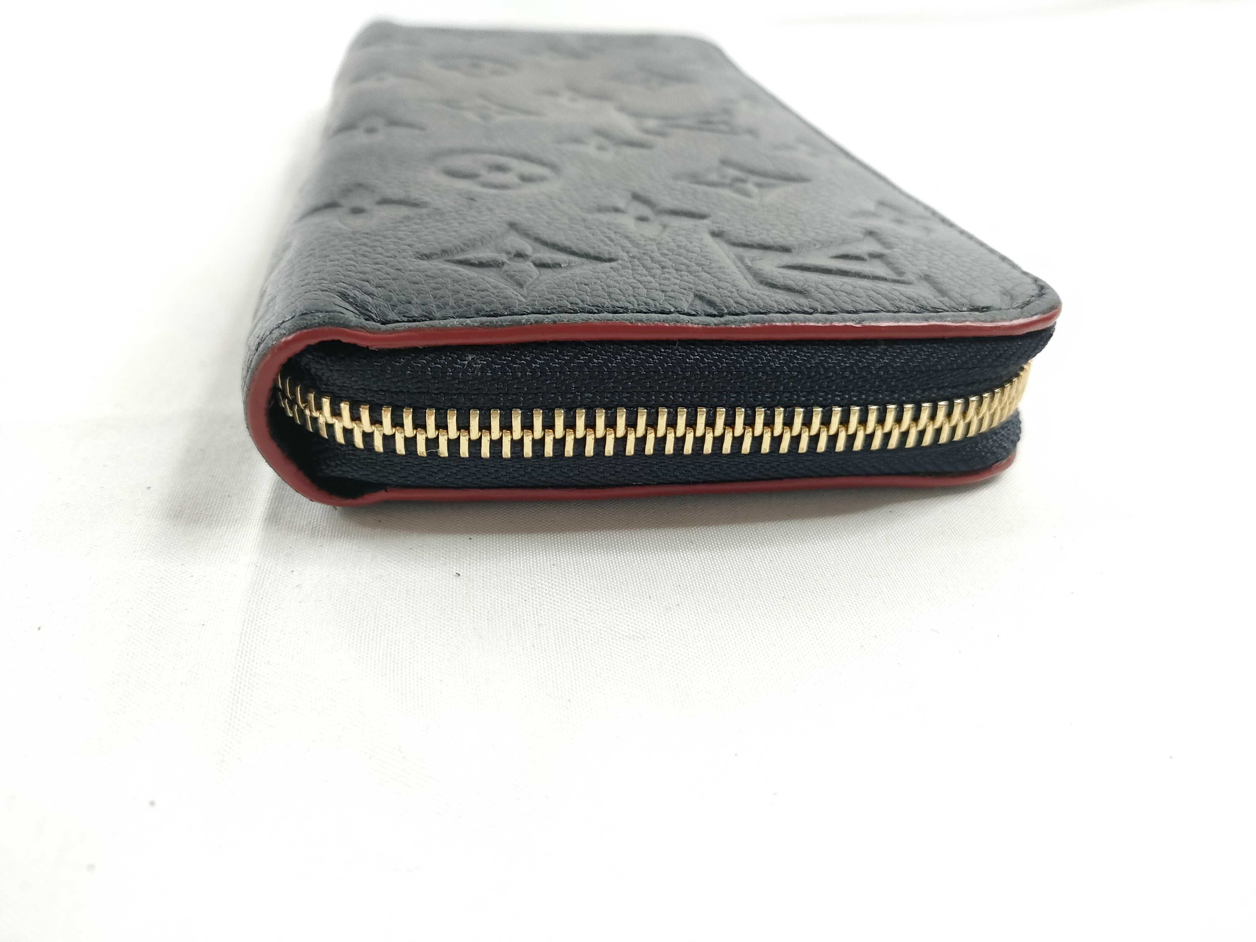 Monogram Empreinte Louis Vuitton Empreinte Zippy Marine Rouge Gold Hardware SP0198 Wallet — view 7