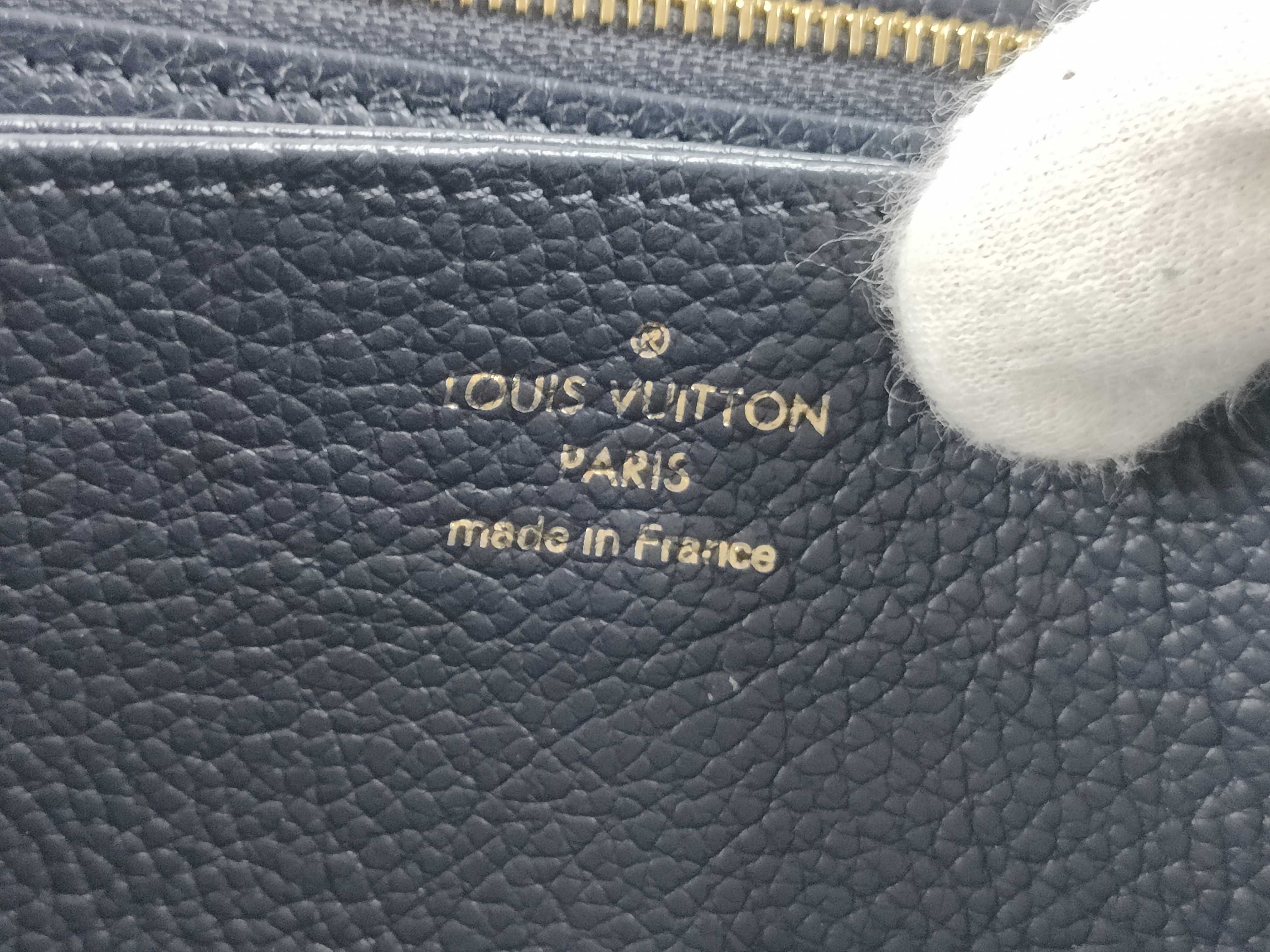 Monogram Empreinte Louis Vuitton Empreinte Zippy Marine Rouge Gold Hardware SP0198 Wallet — view 10