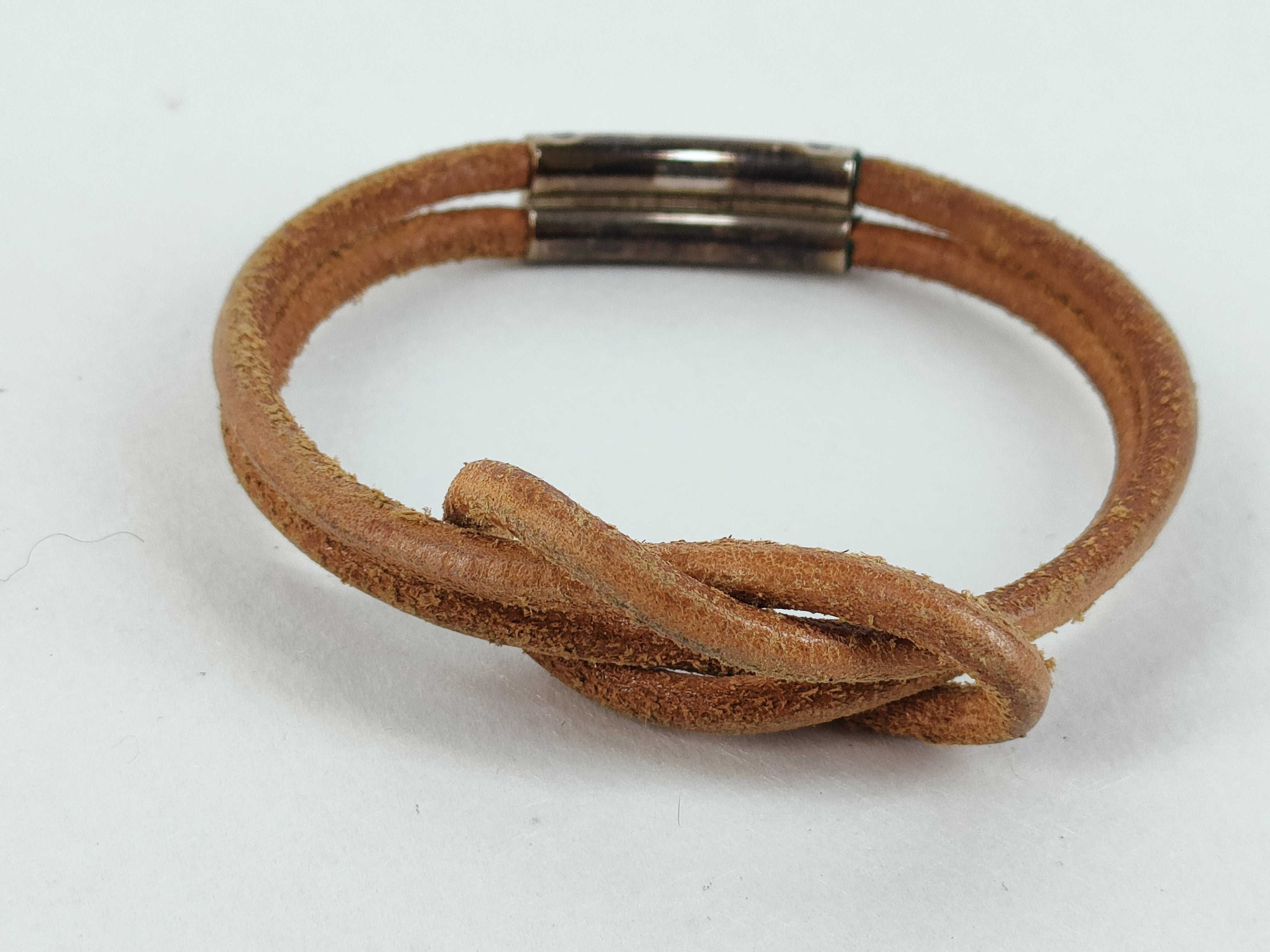 Bracelet Brown x Silver Bracelet/Bangle