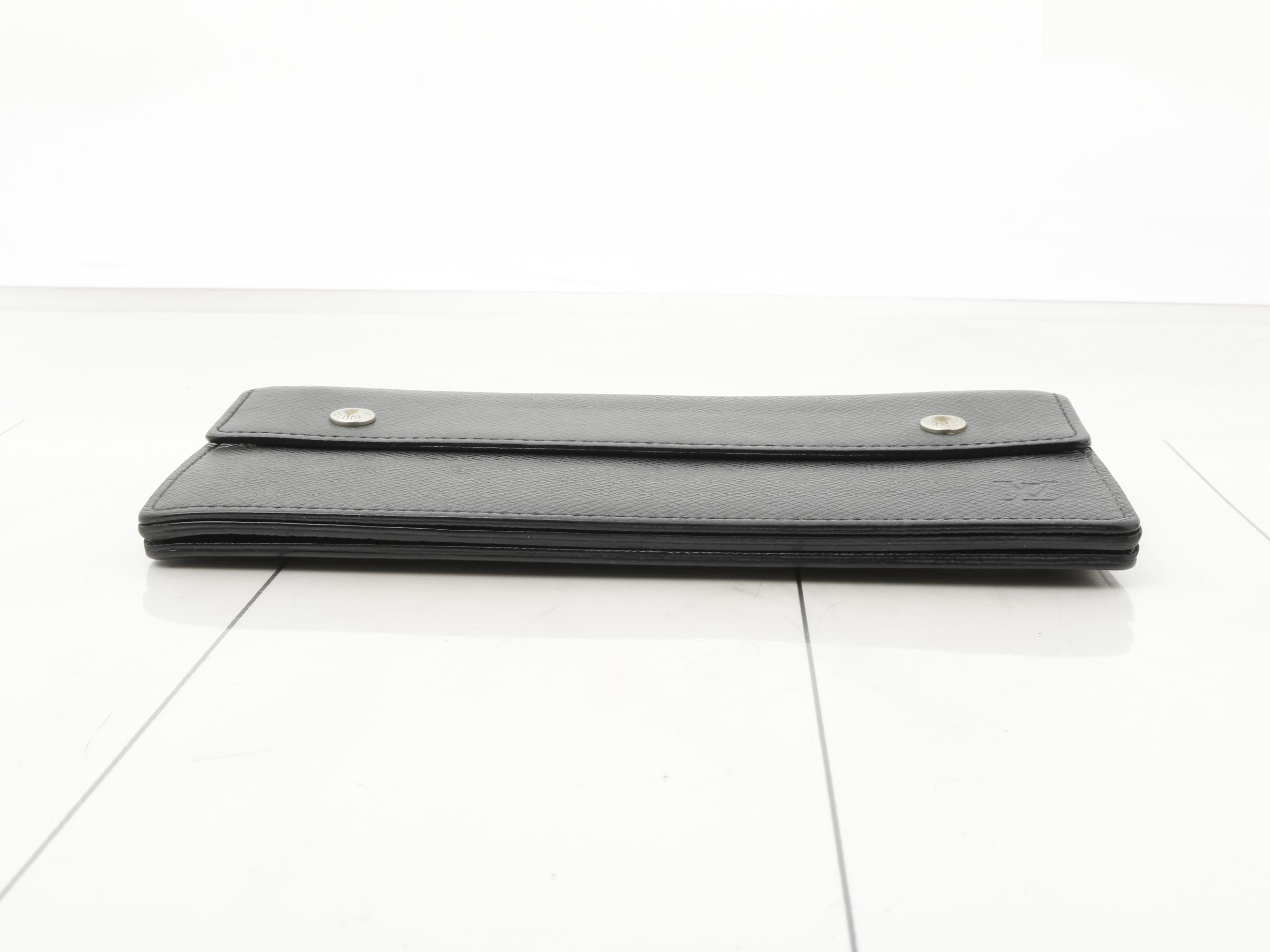 Taiga Accordion Ardoise Bi-fold Long Wallet — view 3