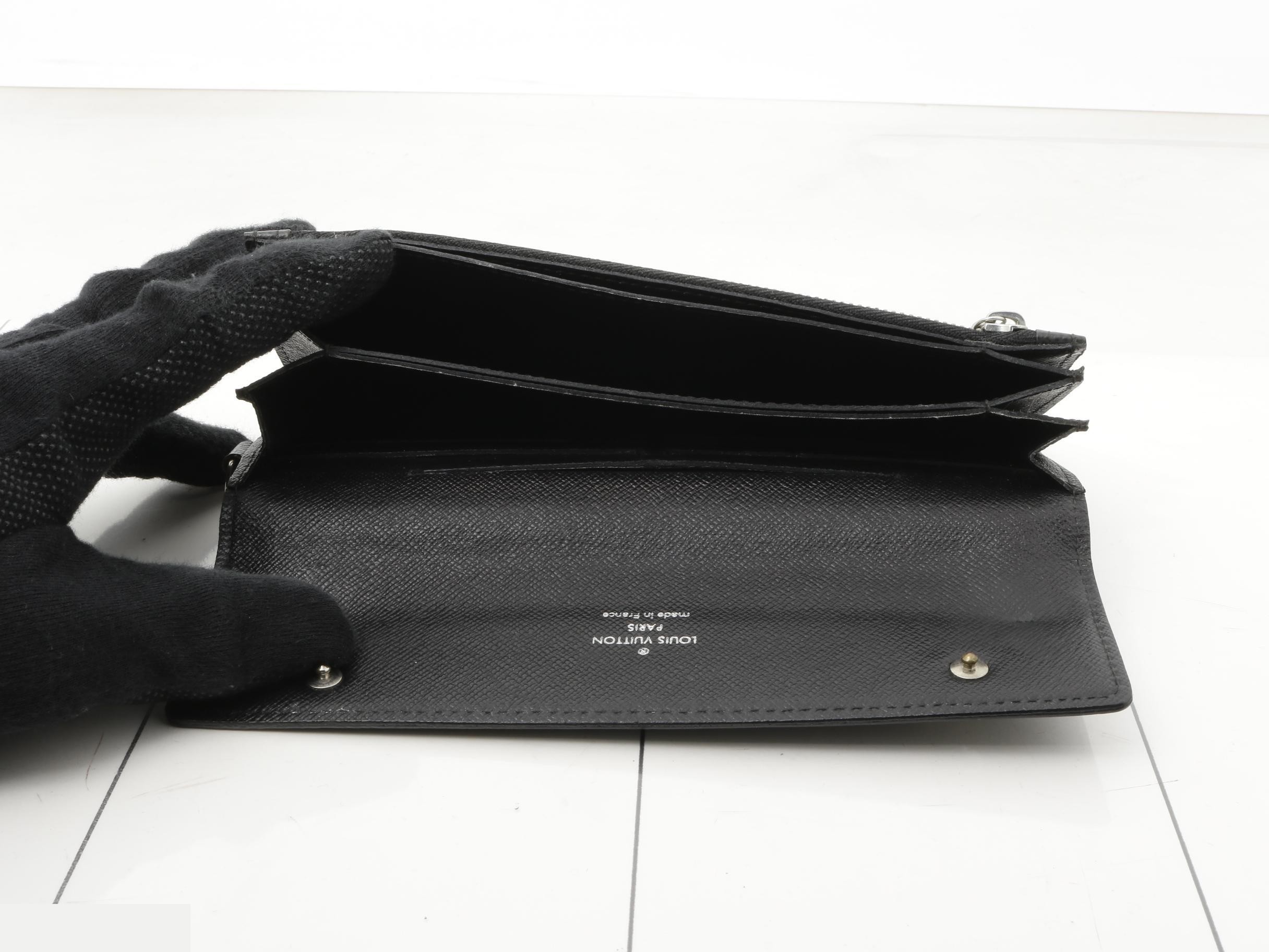 Taiga Accordion Ardoise Bi-fold Long Wallet — view 4