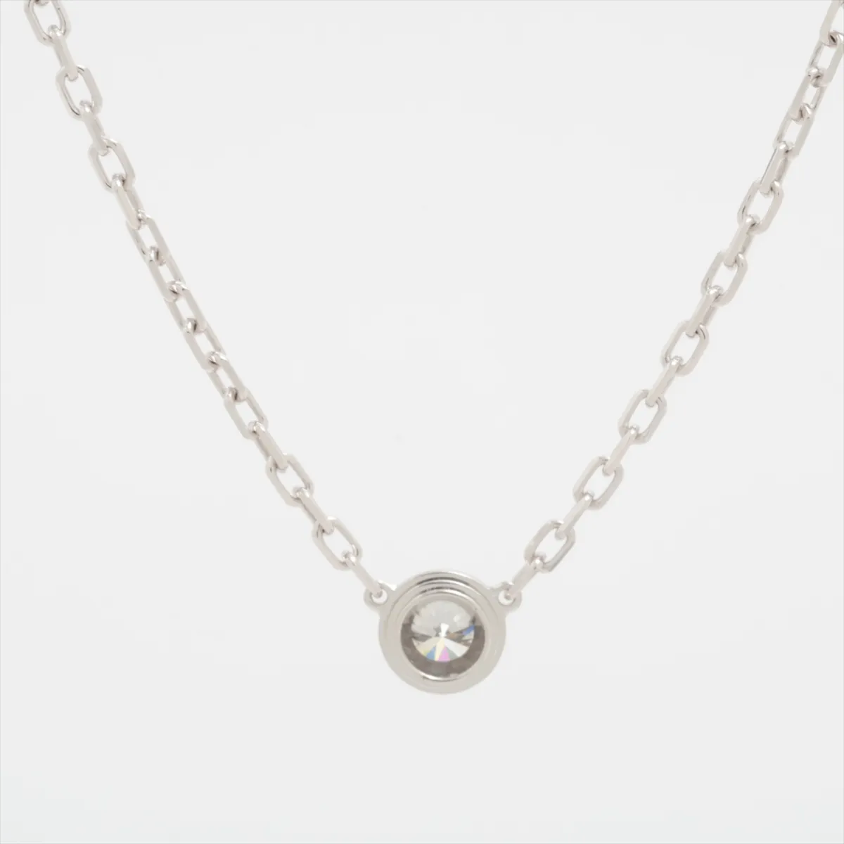 Damour SM Diamond Necklace 750 (WG) 3.1g GPM220 — view 2
