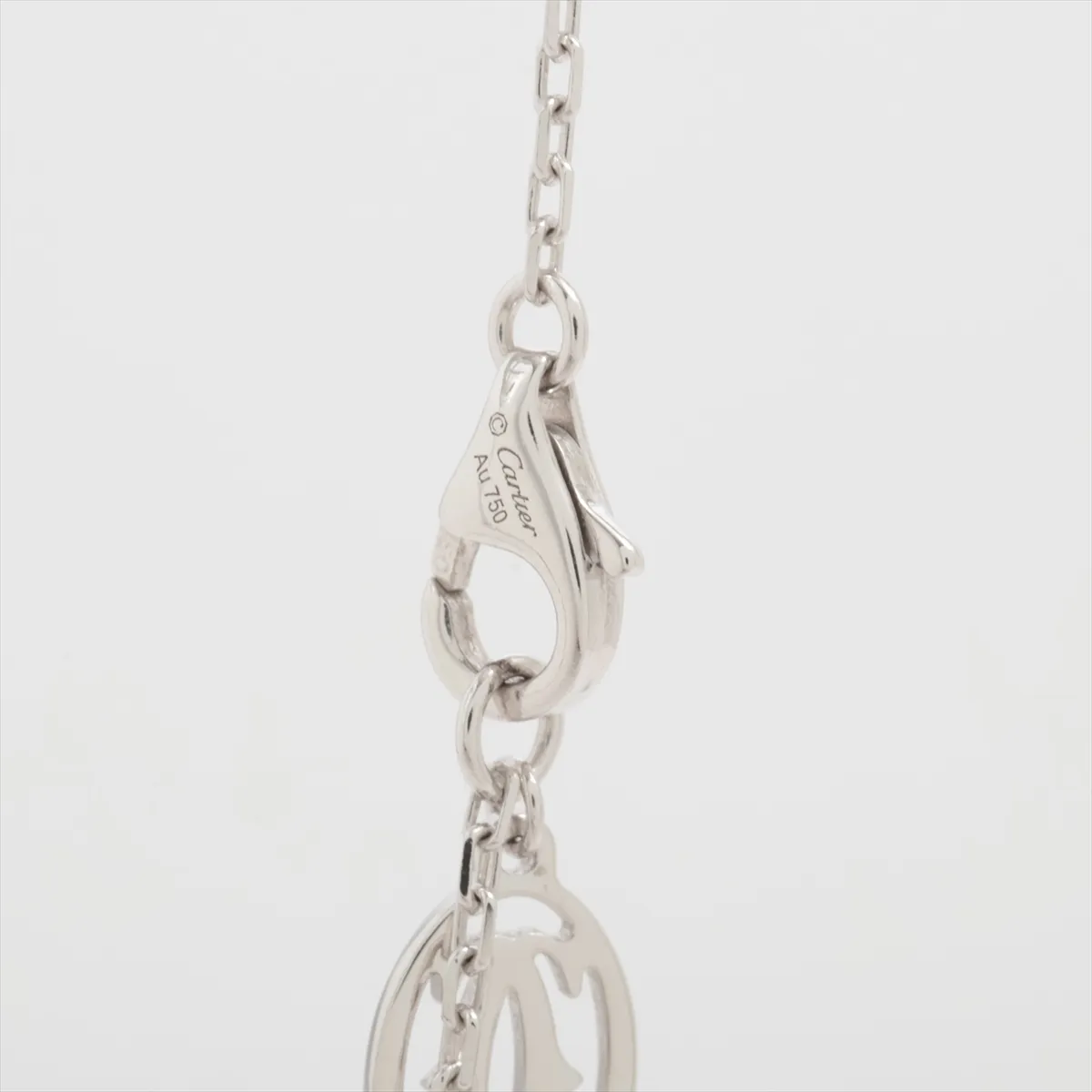 Damour SM Diamond Necklace 750 (WG) 3.1g GPM220 — view 3