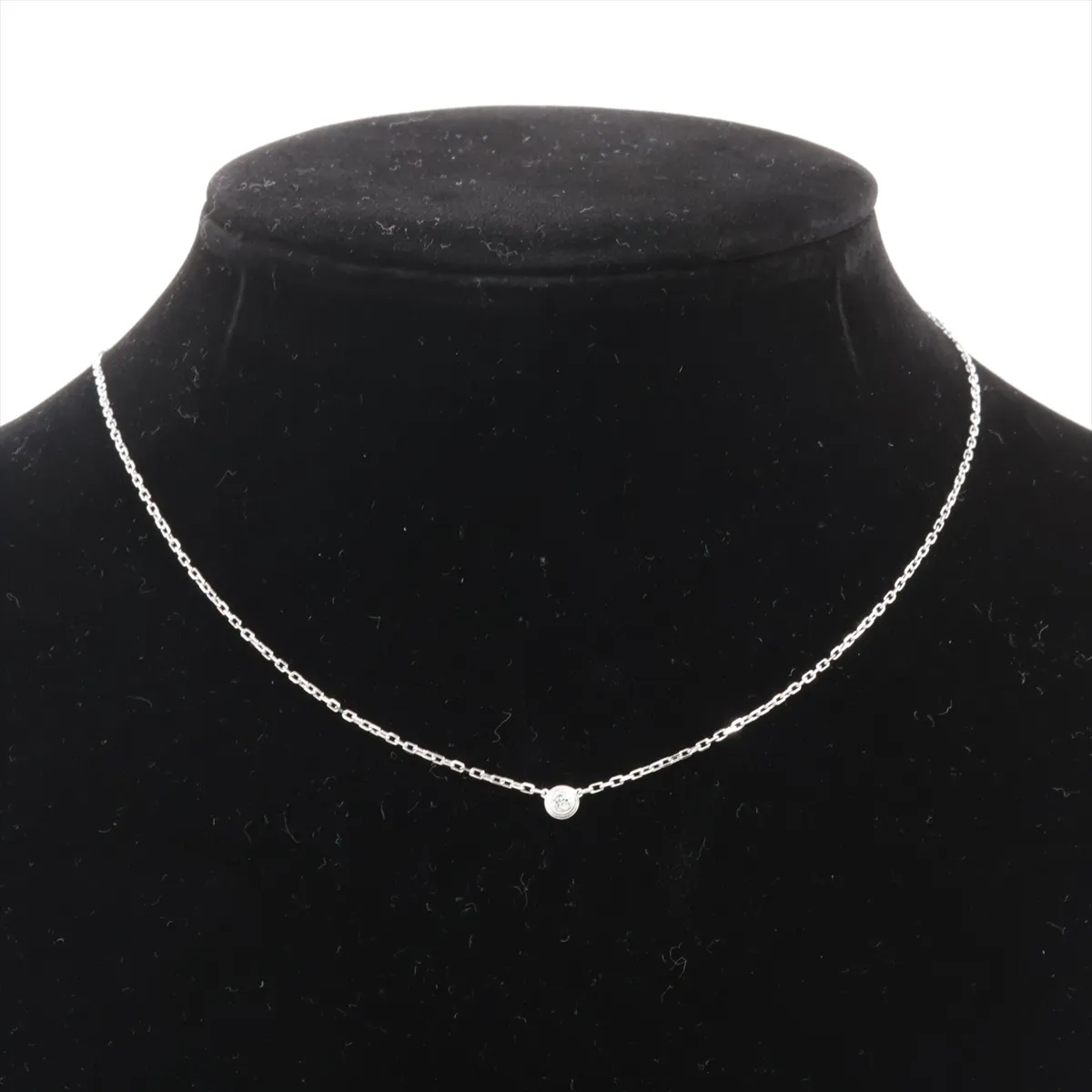 Damour SM Diamond Necklace 750 (WG) 3.1g GPM220 — view 5