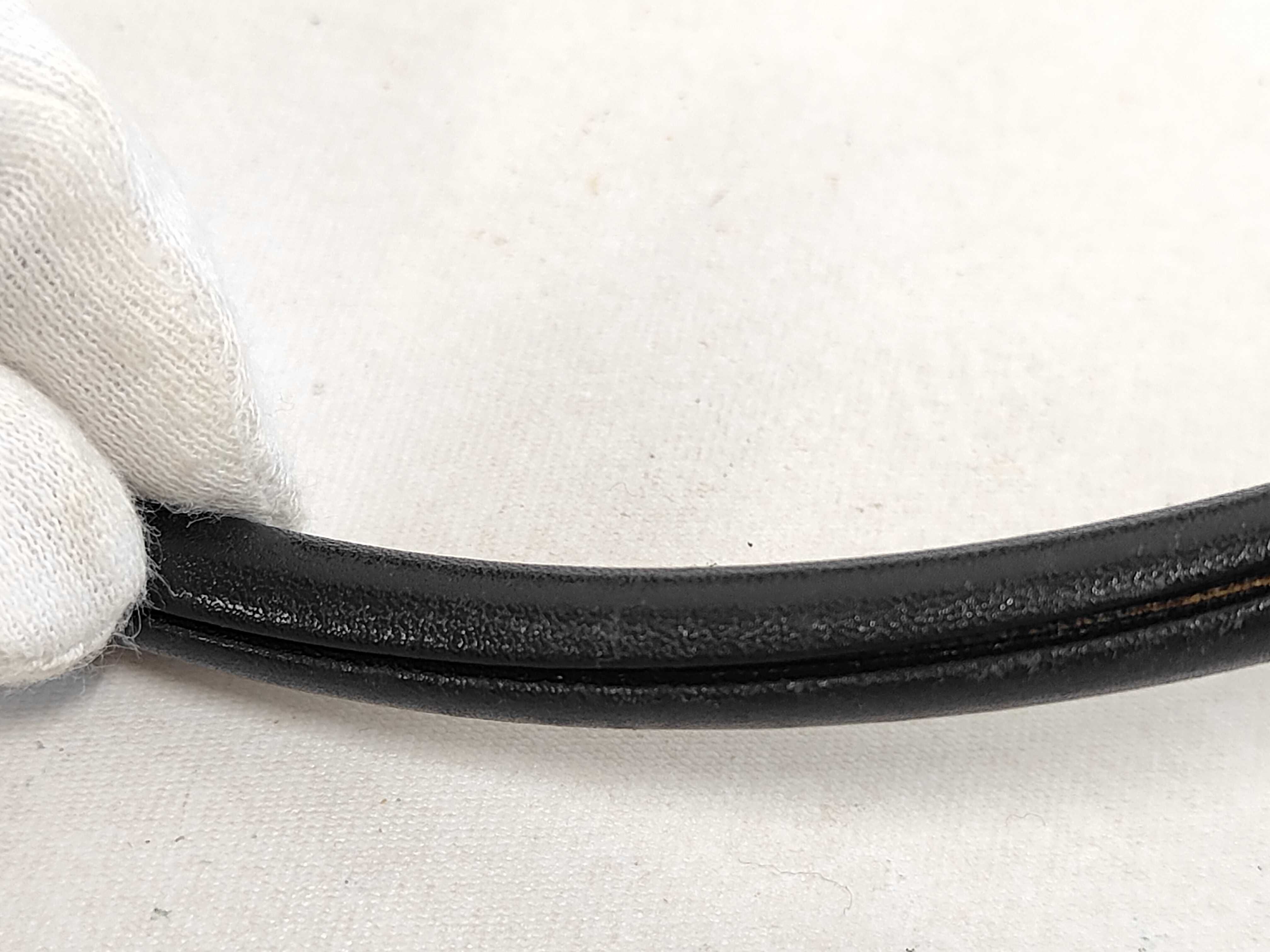 GG Canvas Black Leather One-Shoulder Bag — view 5