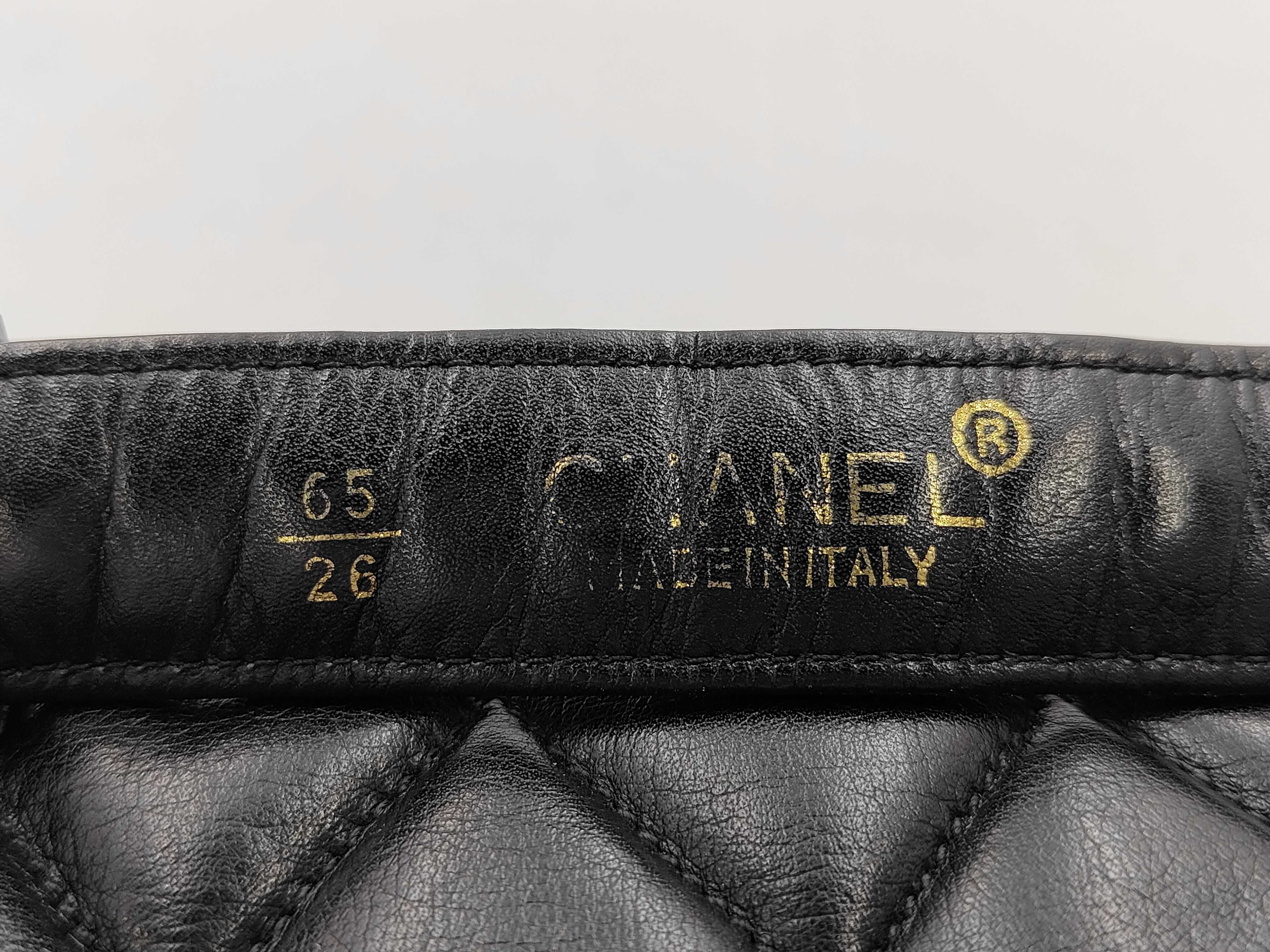 Matelassé Coco Mark Chain Waist Bag, Black — view 14