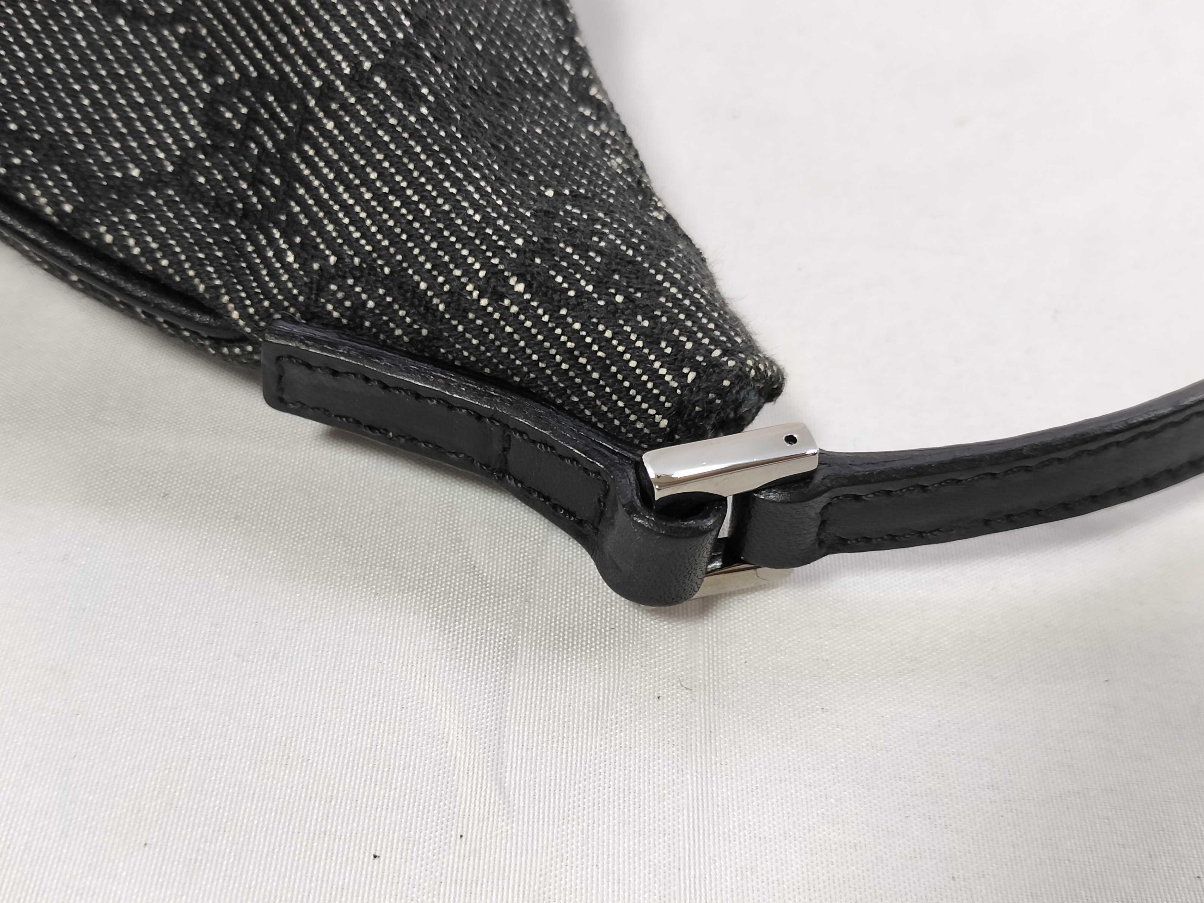 GG Canvas Shoulder Bag (32160) - Canvas and Leather, Black — view 5