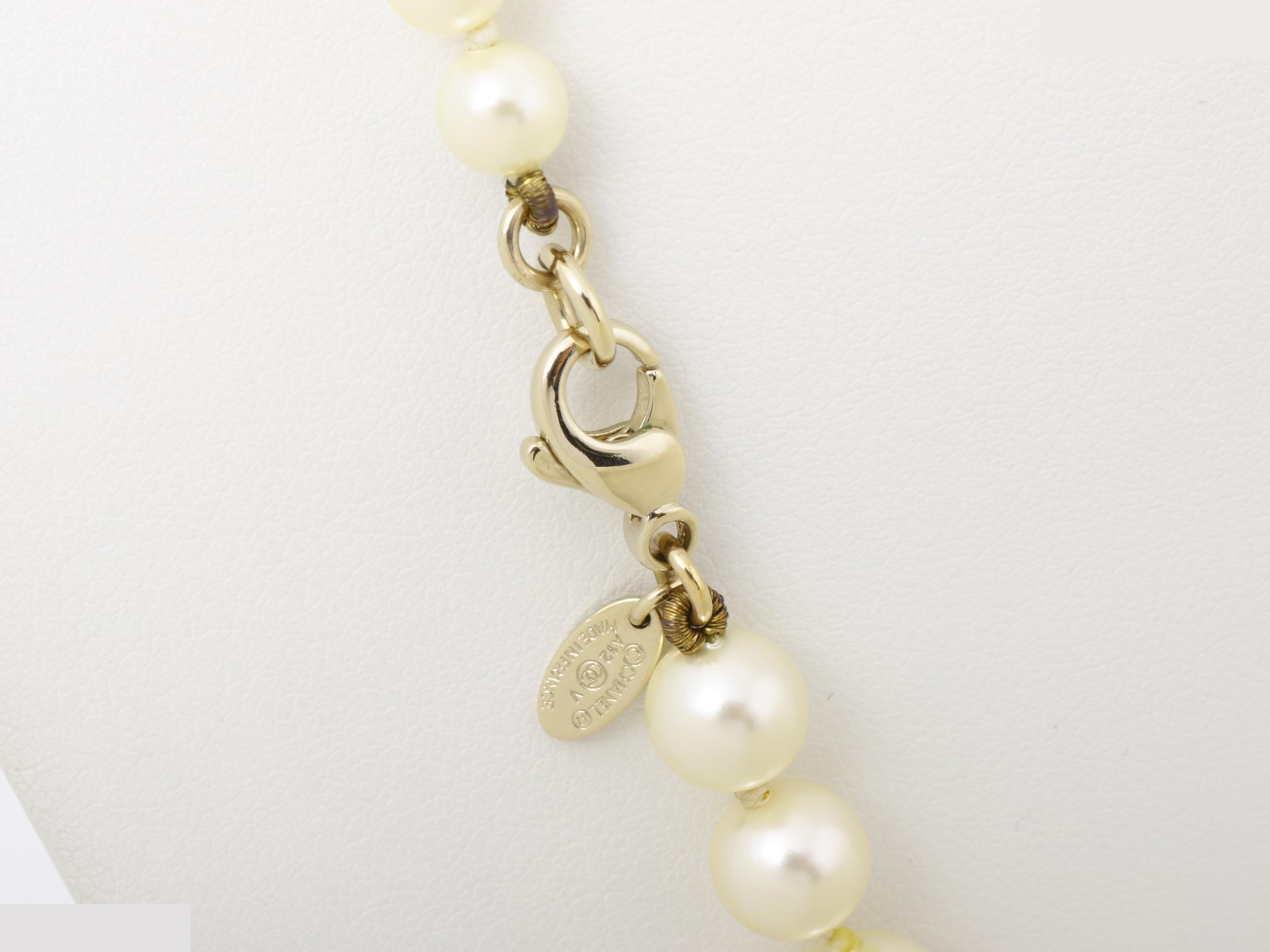 Coco Mark Pearl Long Necklace A12V, Neck Circumference Approx. 87cm — view 2