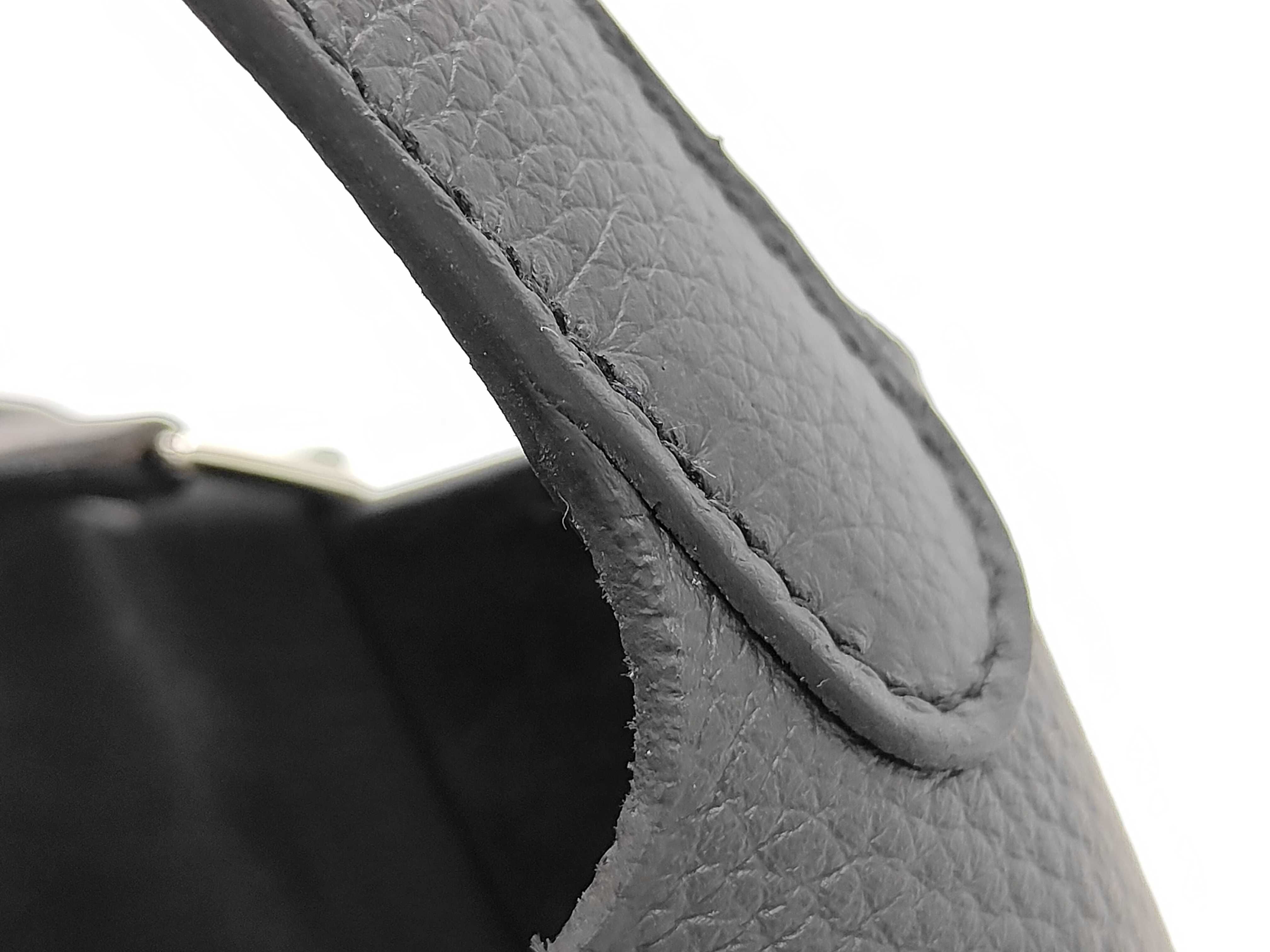 Picotin PM K stamp Noir Silver hardware handbag — view 3
