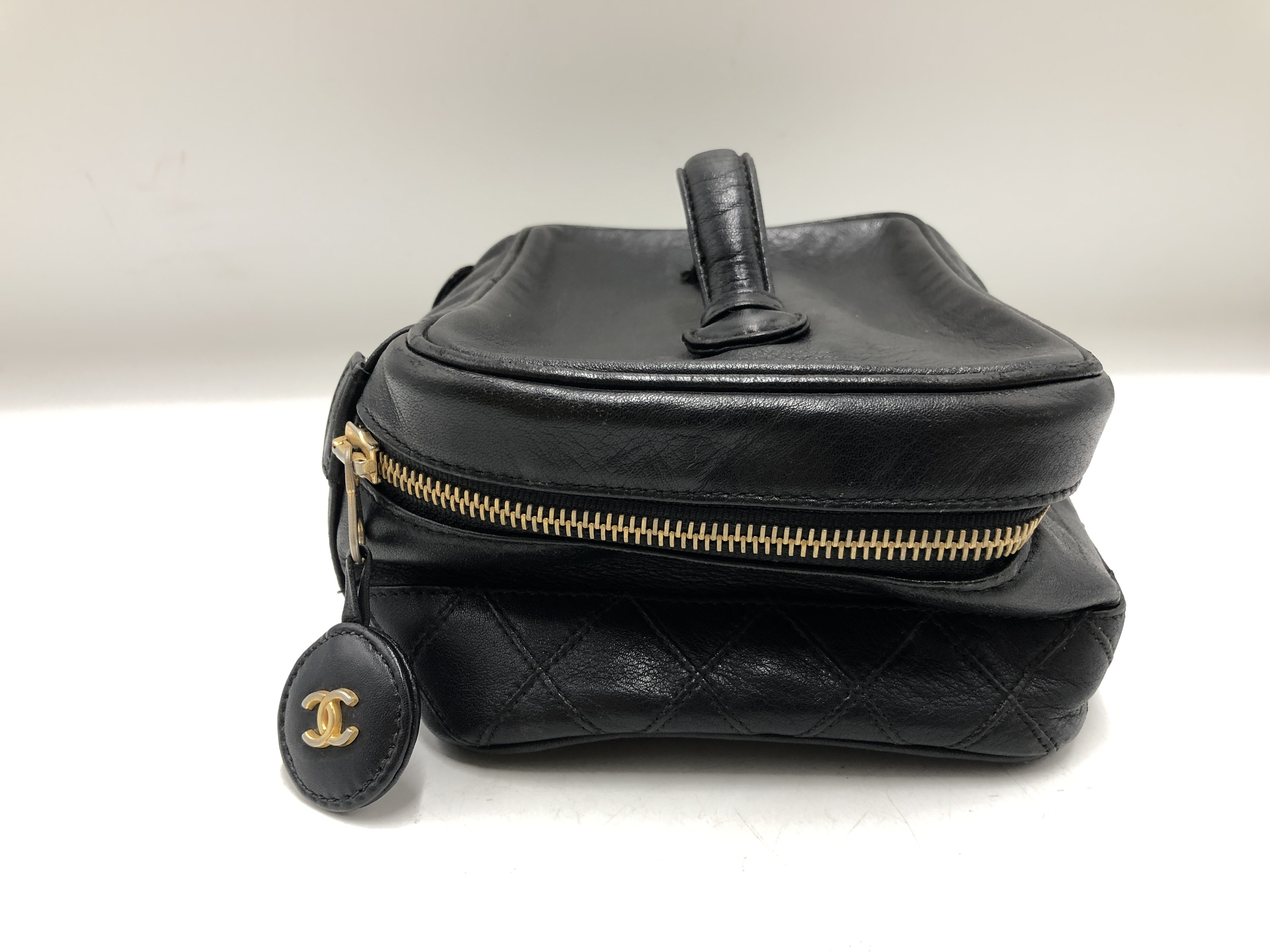 Bicolore Vanity Bag, Black Lambskin, 1731285, with original seal. — view 3