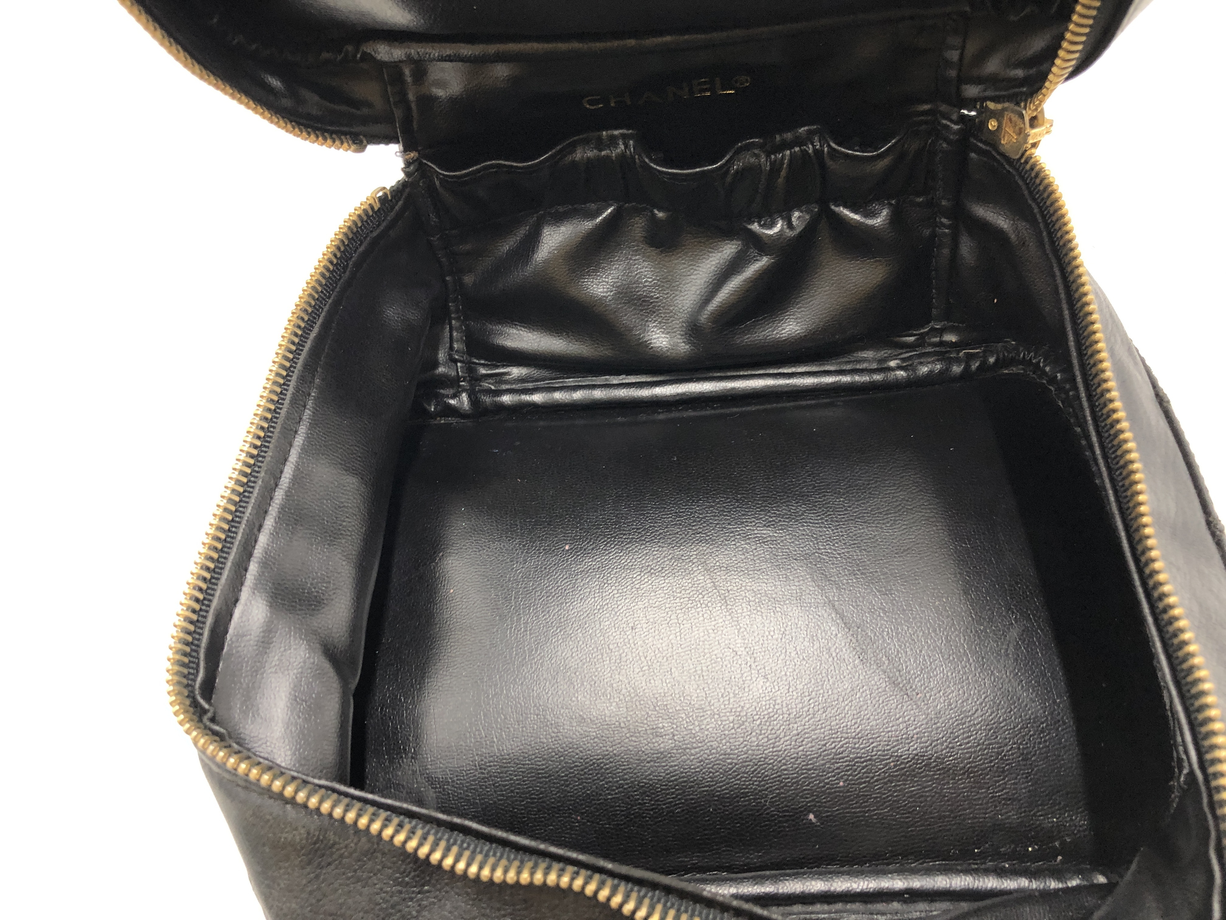Bicolore Vanity Bag, Black Lambskin, 1731285, with original seal. — view 8