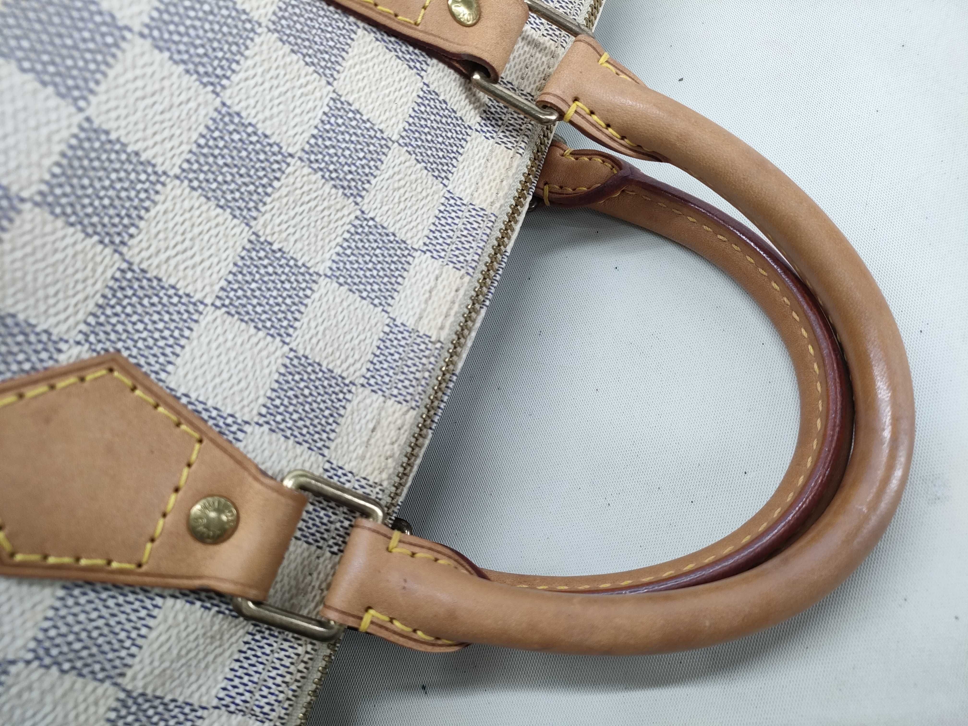 Damier Azur PH - Beige Canvas Speedy 30 Handbag Boston Bag — view 5
