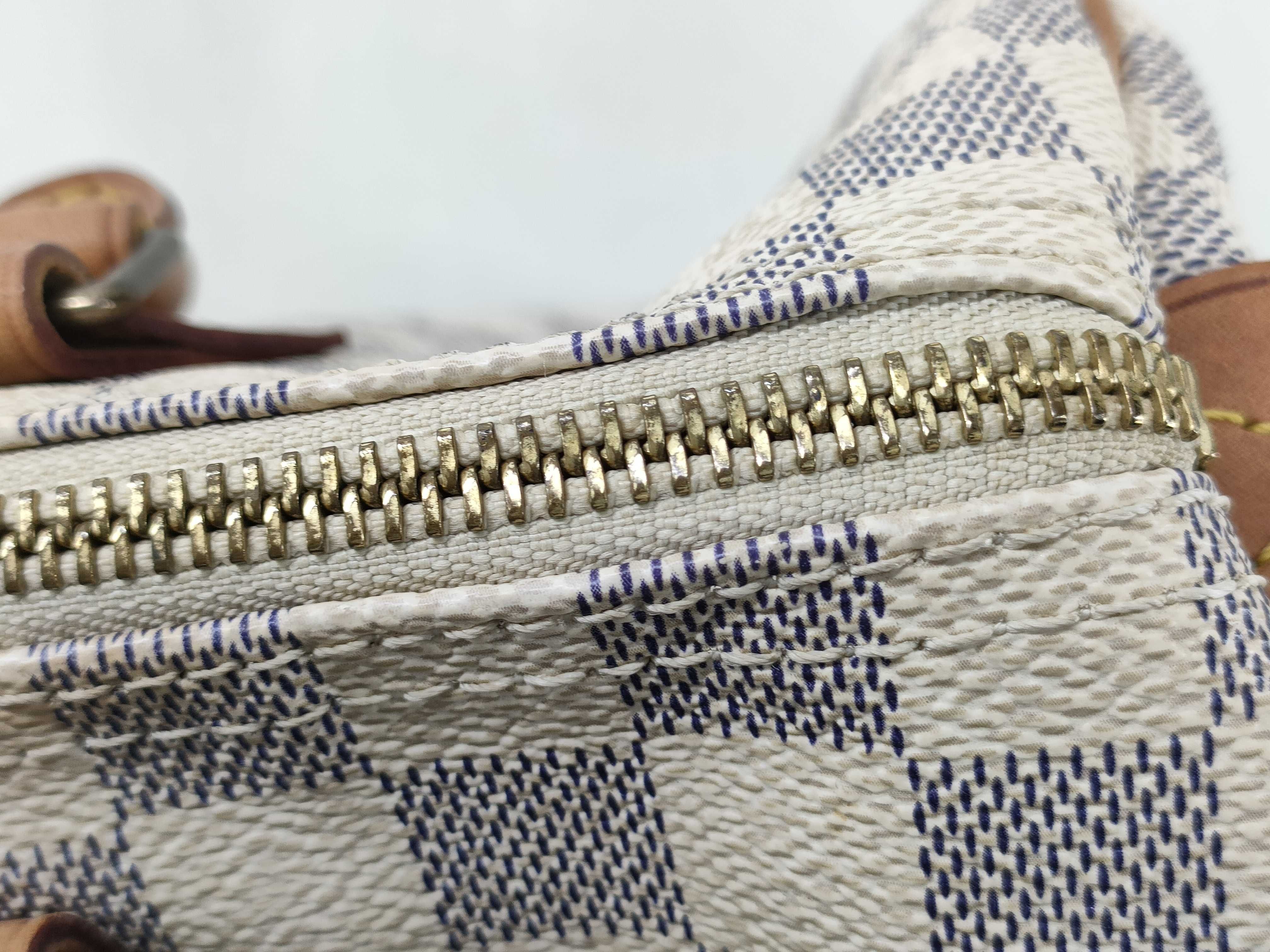 Damier Azur PH - Beige Canvas Speedy 30 Handbag Boston Bag — view 9
