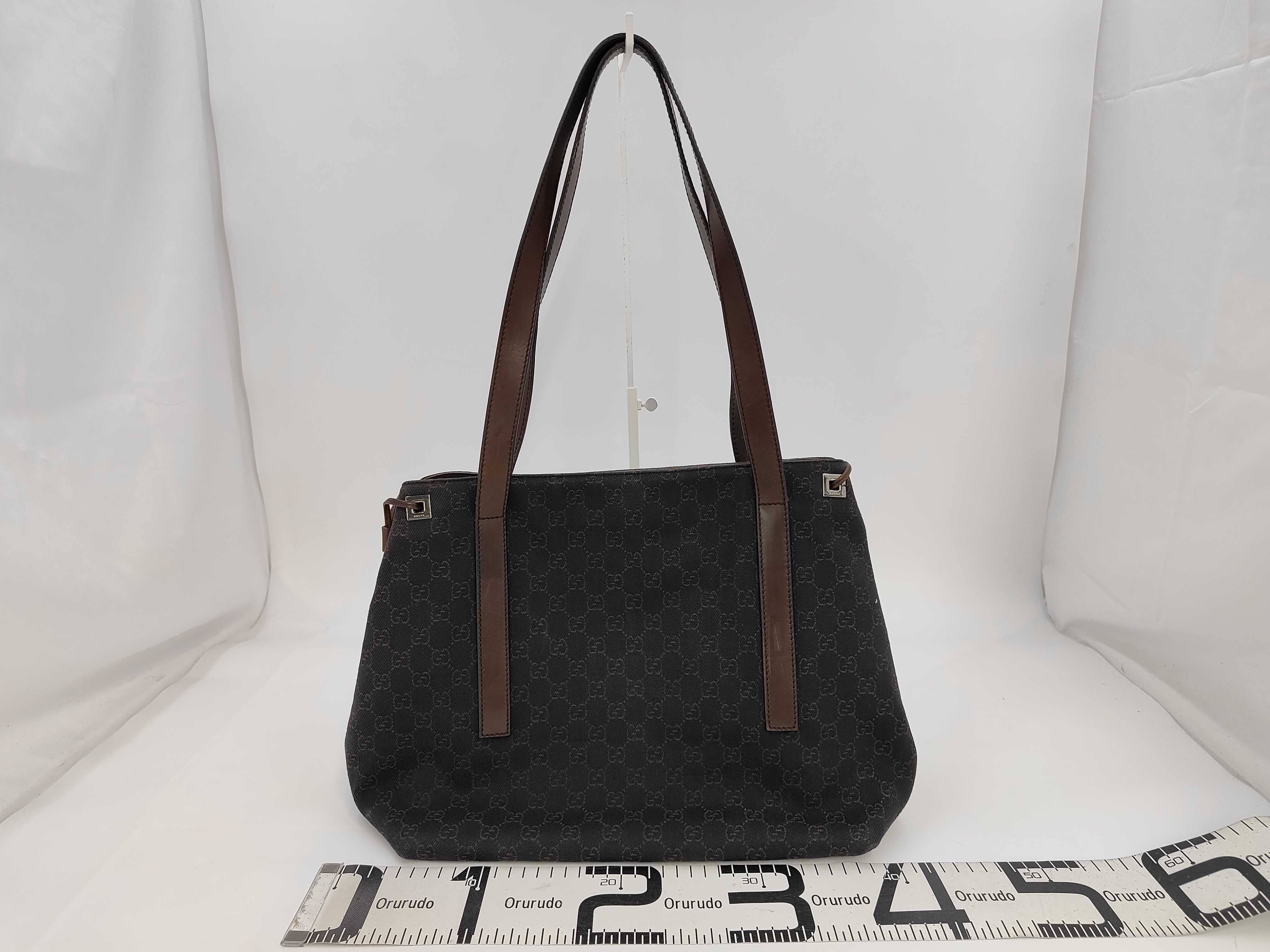 GG Canvas Tote Bag (Brown) — view 2