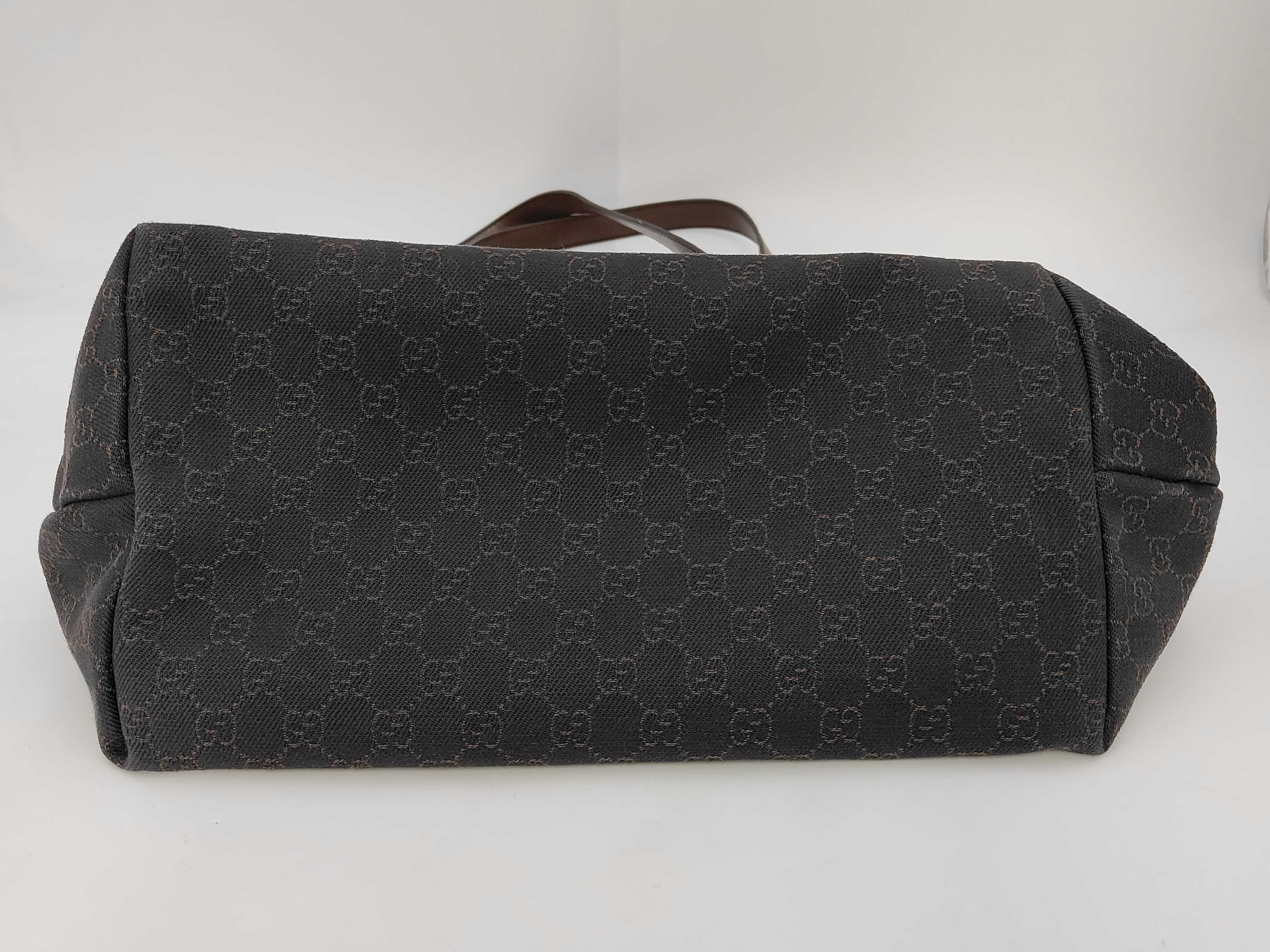 GG Canvas Tote Bag (Brown) — view 7