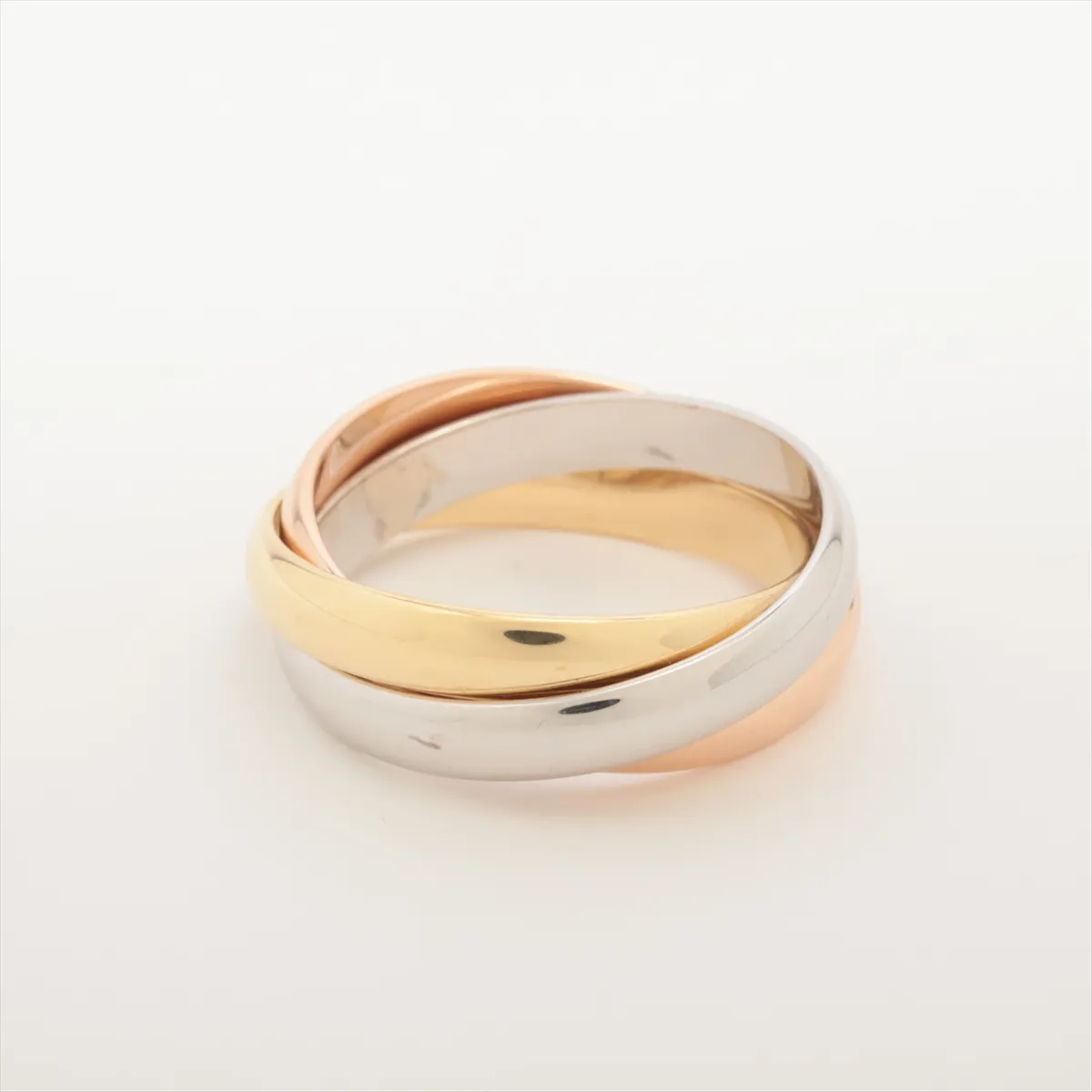 Trinity Ring 750(YG×PG×WG) 8.5g 56 Engraving disappears — view 2