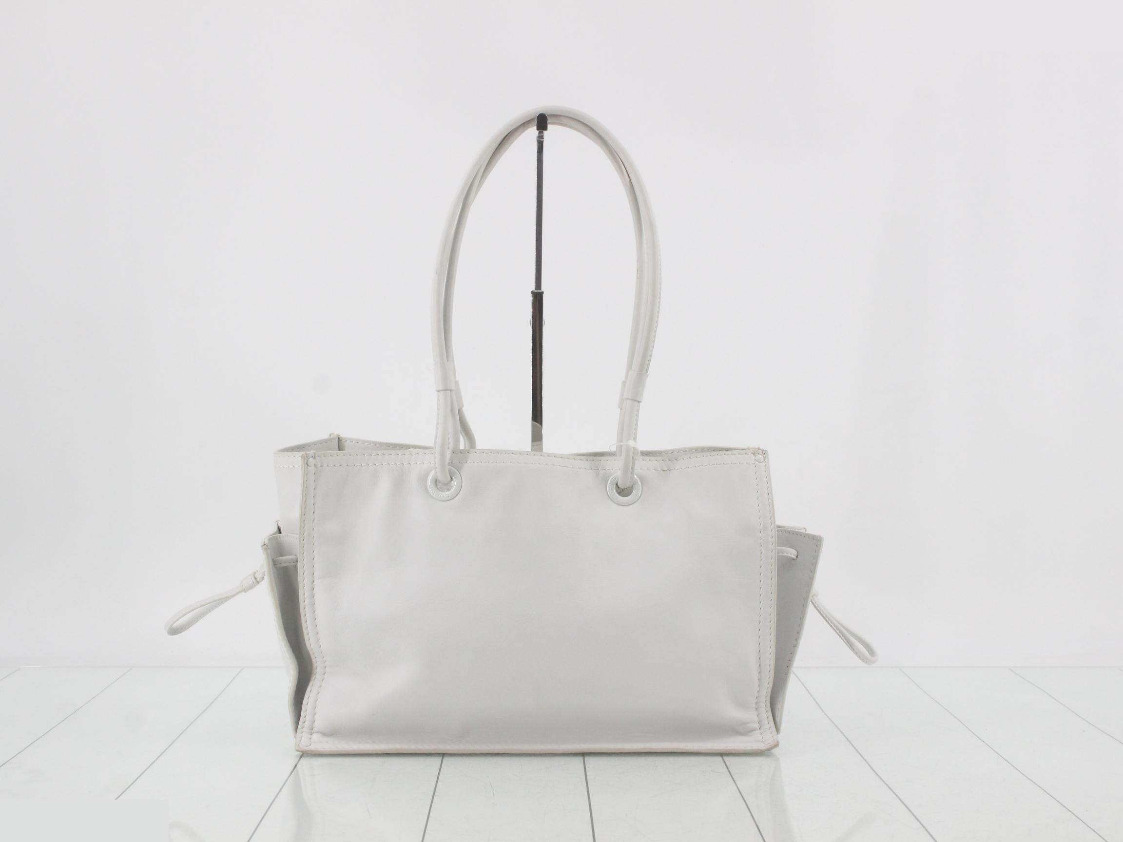 Leather Shopper Tote - Crown — view 2