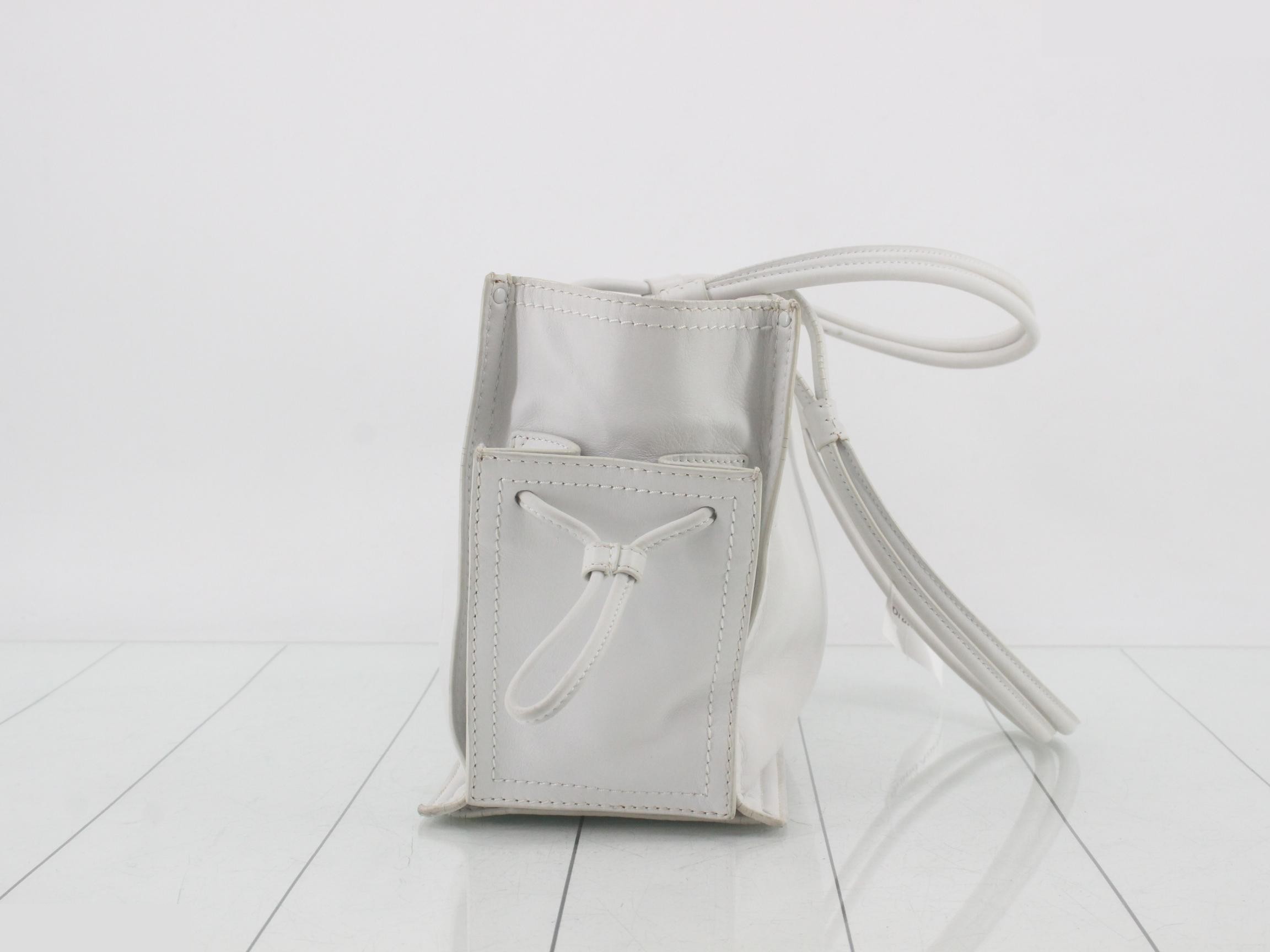 Leather Shopper Tote - Crown — view 3