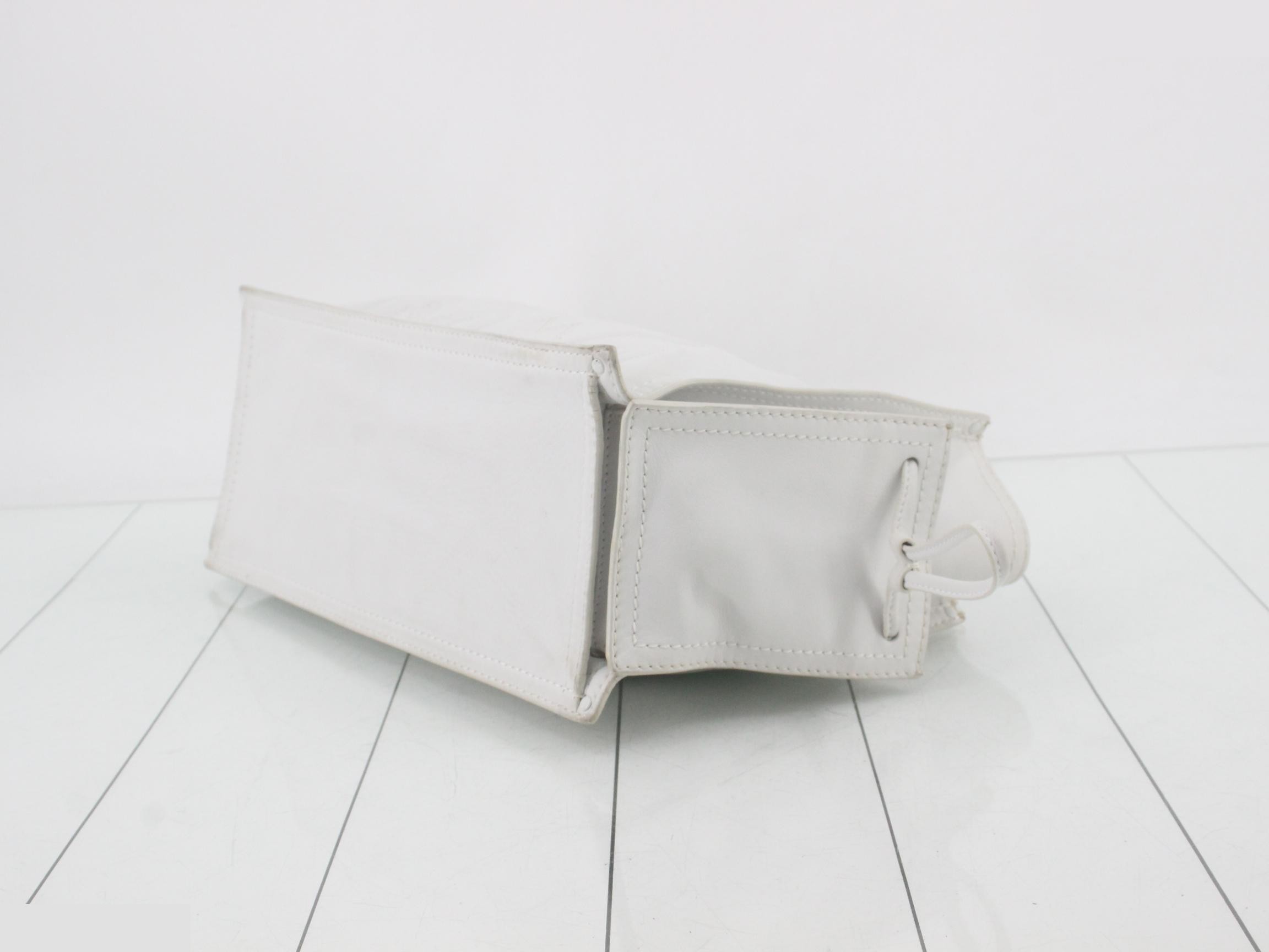 Leather Shopper Tote - Crown — view 6