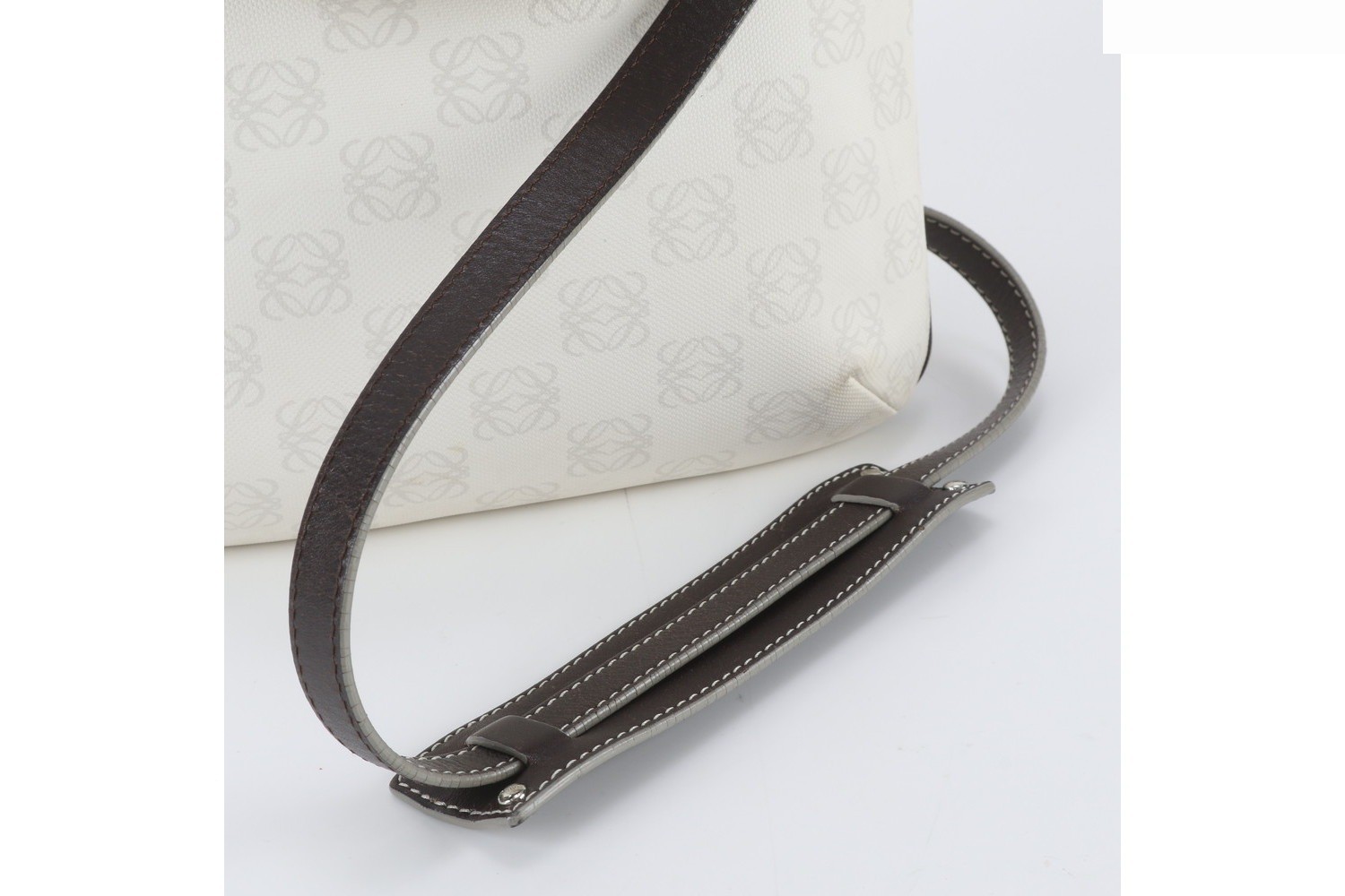 Anagram Repeat Leather Shoulder Bag — view 2