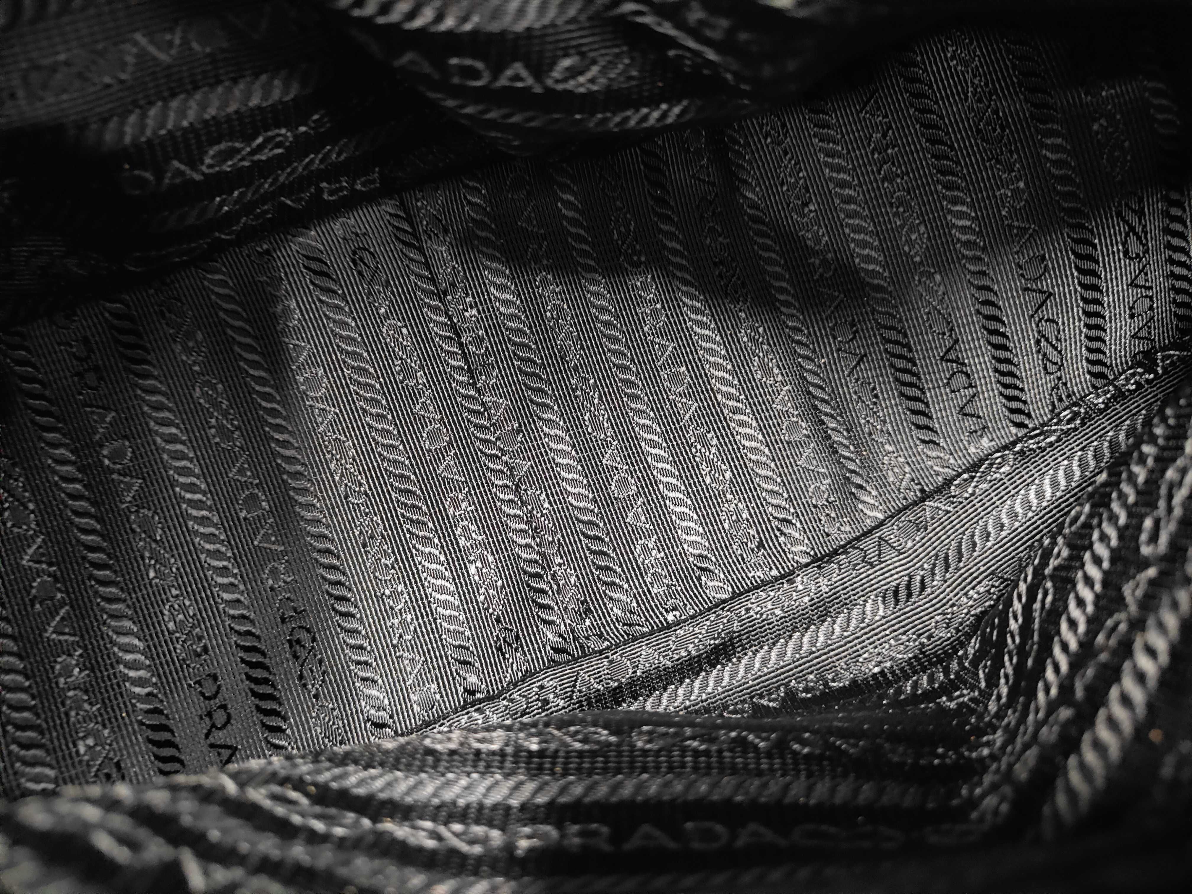 Triangle Logo Leather Shoulder Bag — view 12