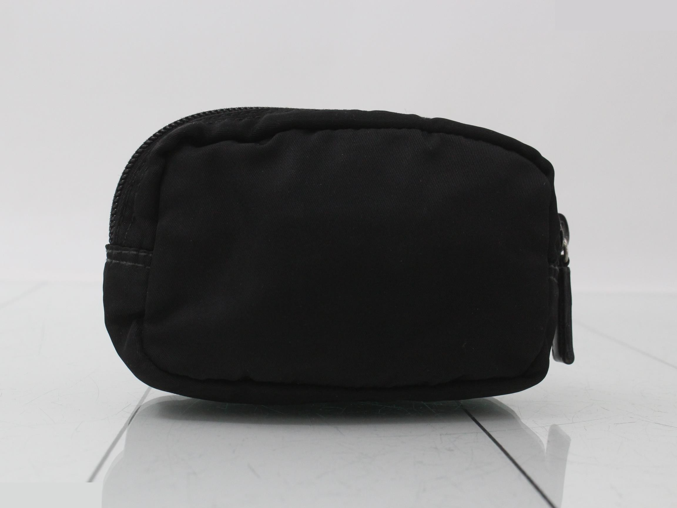 Nylon Pouch, Black — view 2