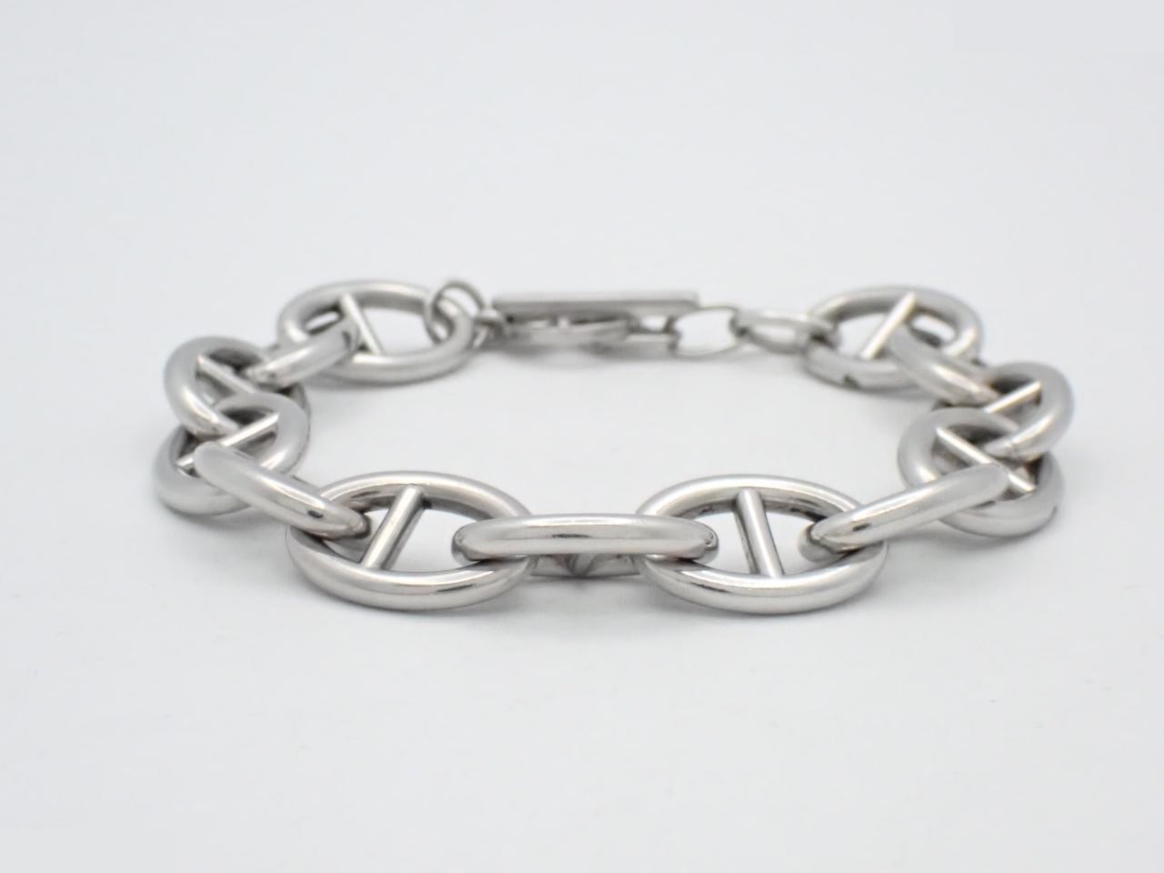 Anchor Chain Bracelet Band, GG Gold, Wrist size approximately 17.5cm