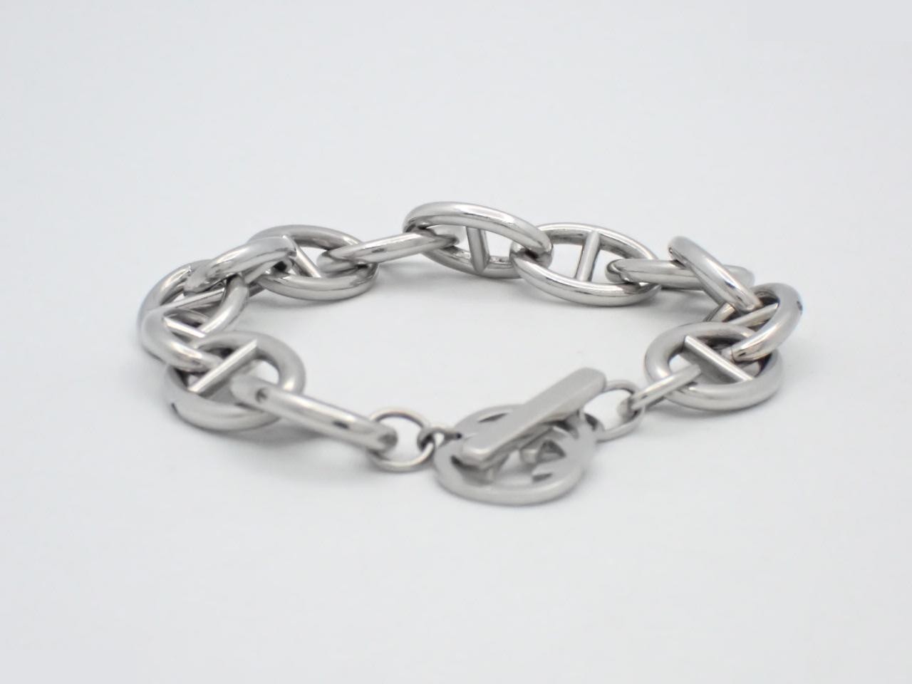 Anchor Chain Bracelet Band, GG Gold, Wrist size approximately 17.5cm — view 2