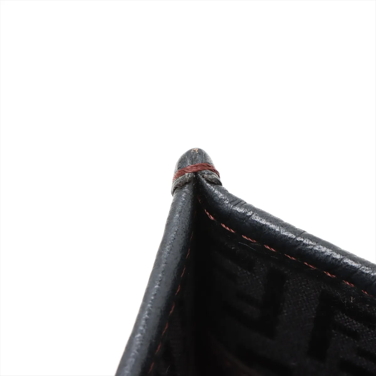 Zucchino Canvas x Leather Handbag Black 8BH152 — view 11