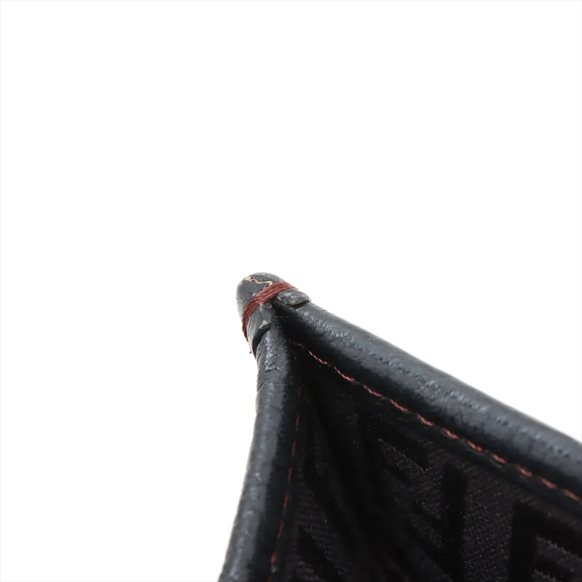 Zucchino Canvas x Leather Handbag Black 8BH152 — view 10