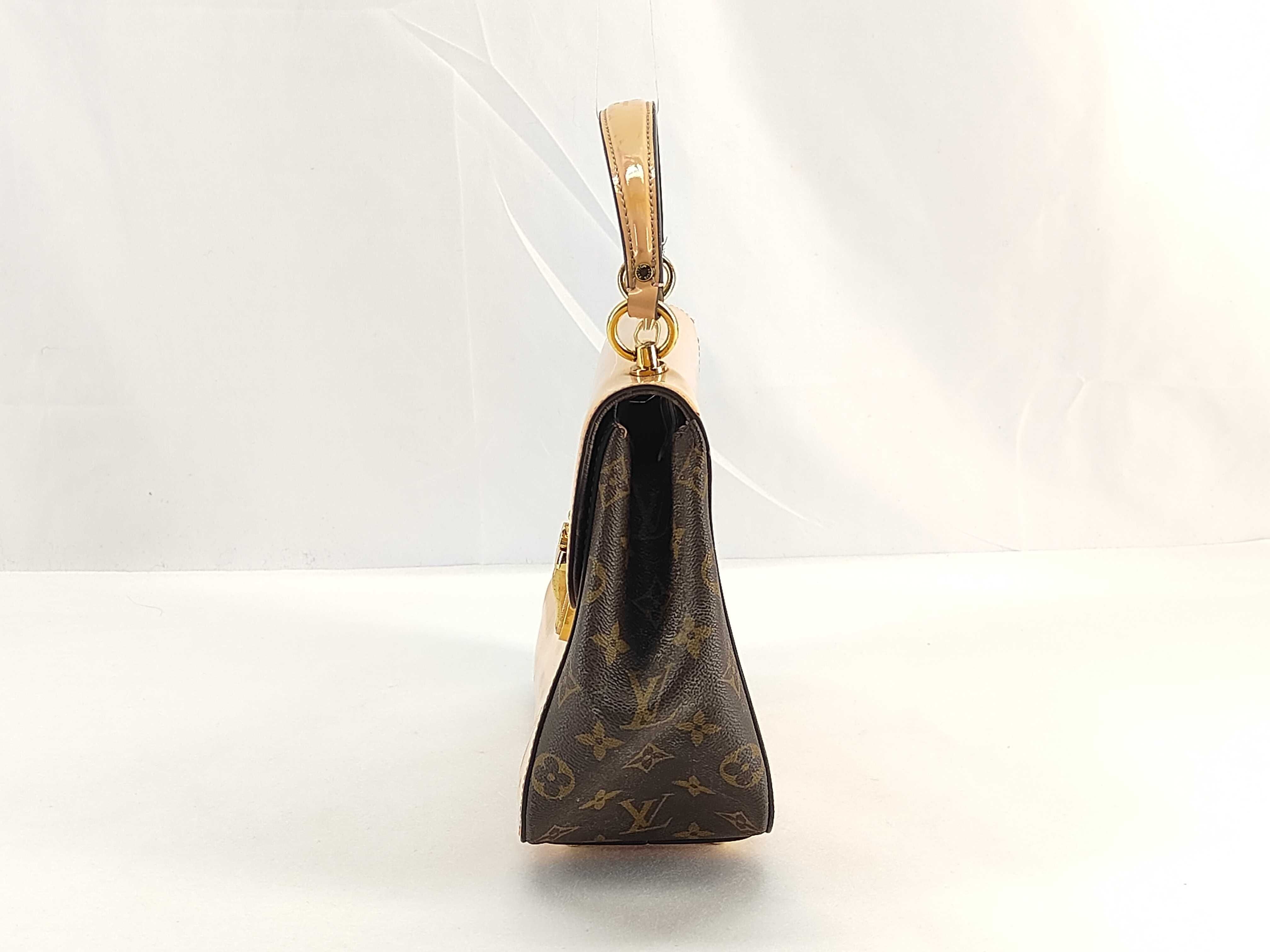Monogram ID- Vernis x monogram Cherrywood BB M51952 Handbag — view 3