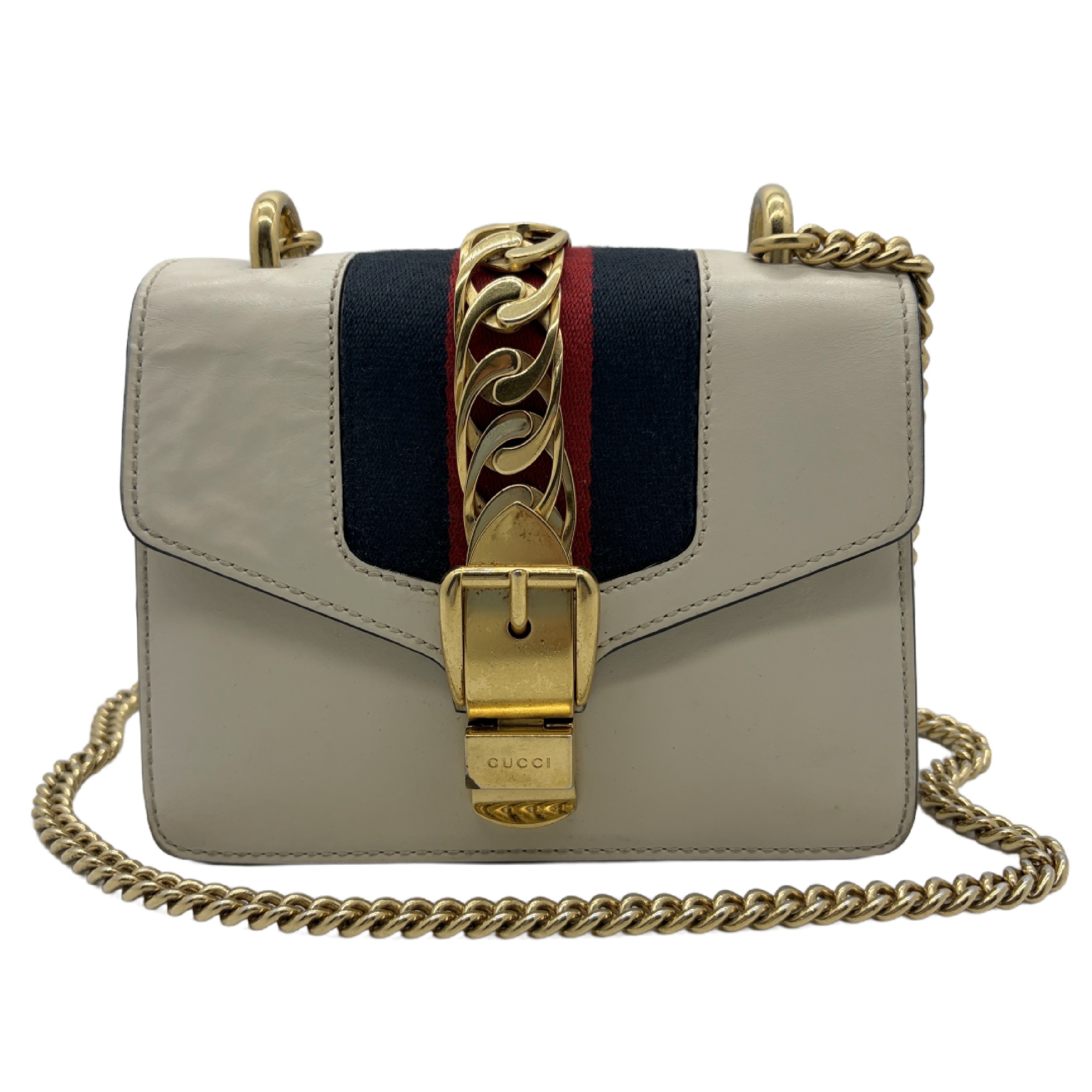 Sylvie Leather Chain Bag