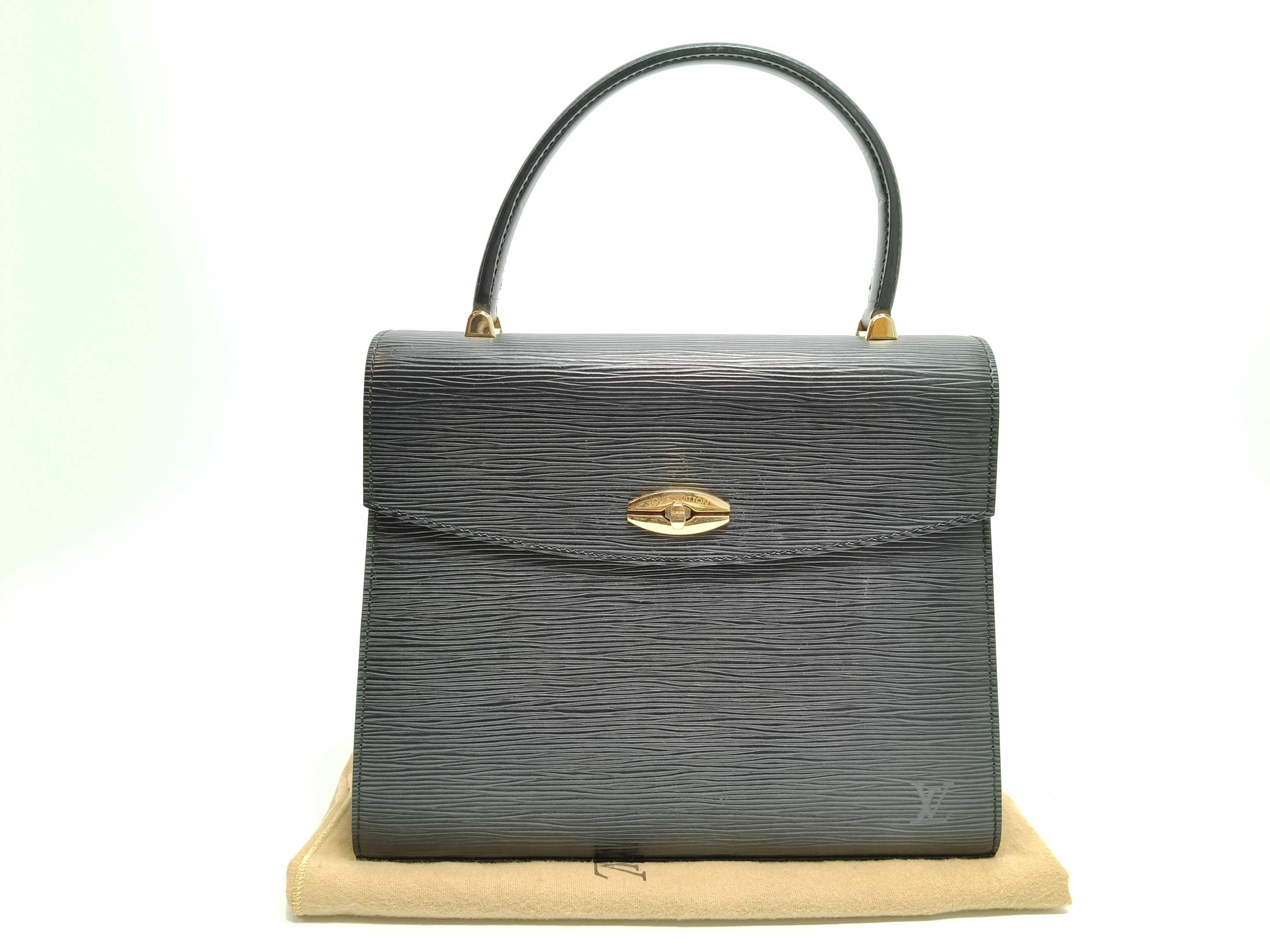 Epi Leather Handbag M52372 Black