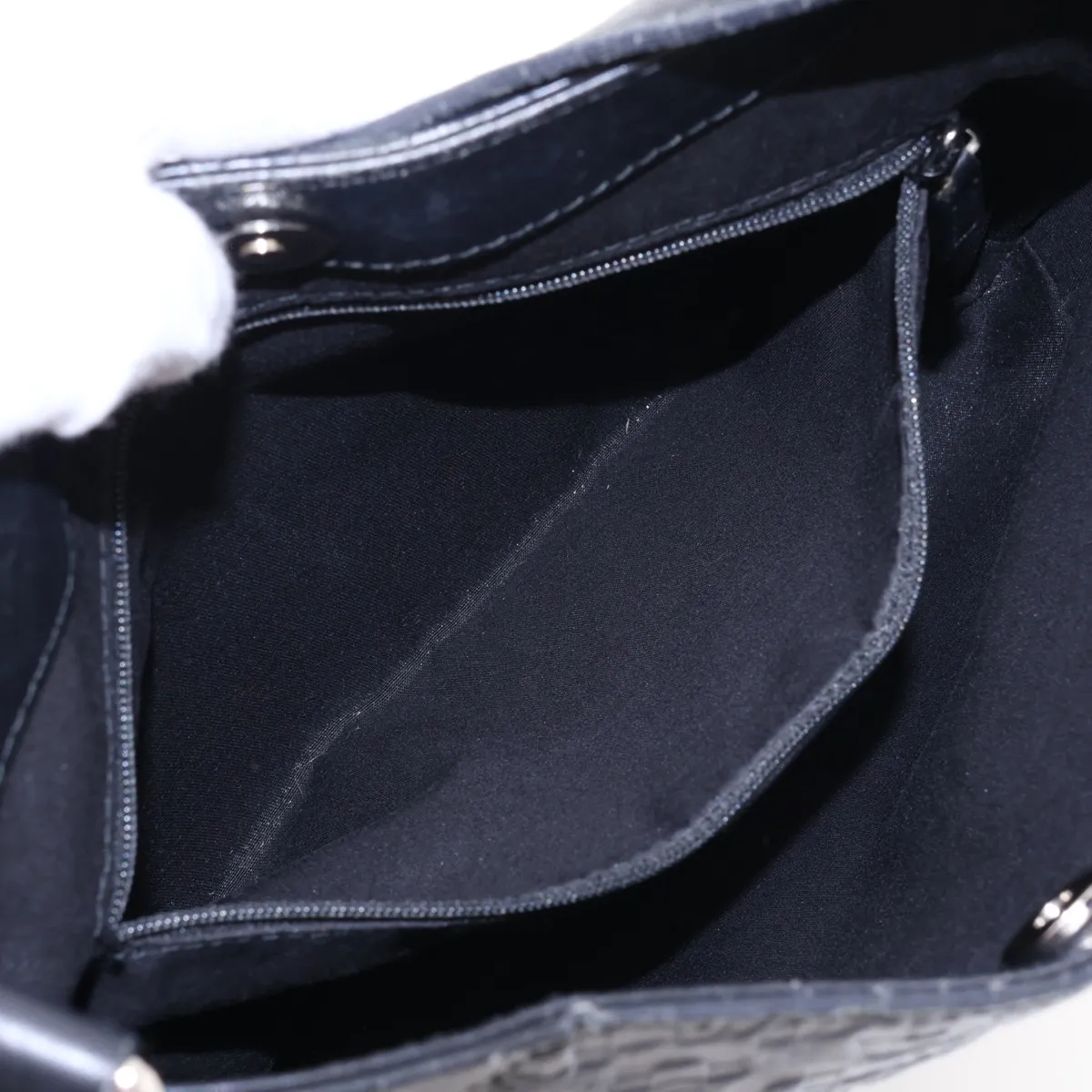 Horsebit Leather Shoulder Bag, Black, 272386 (Outlet) — view 8