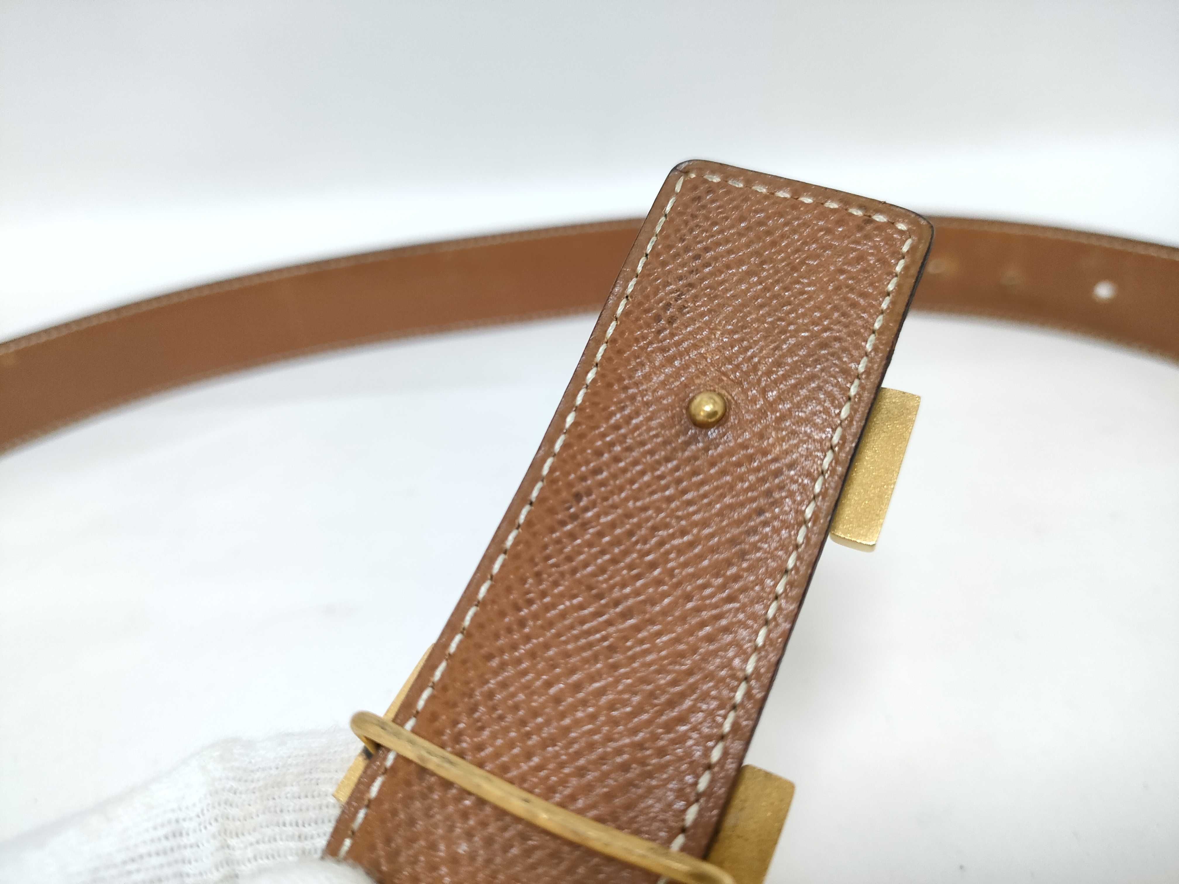 Constance H Belt with H Buckle — view 9