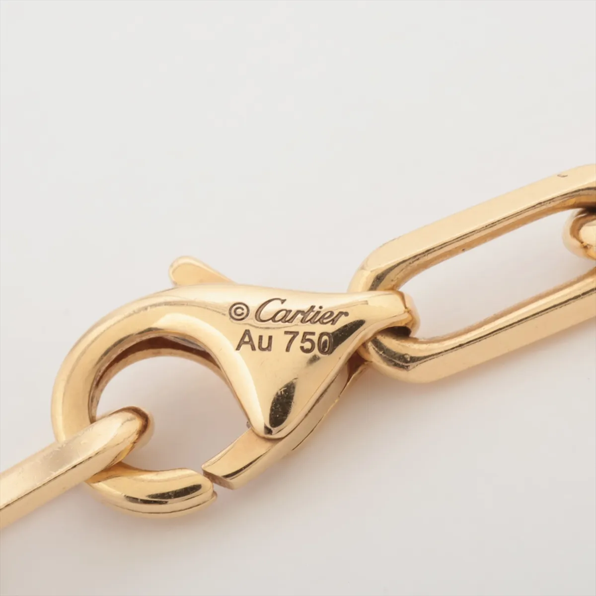 Santos de Cartier Necklace, 750 (Yellow Gold), 24.9g, 565CUE, dents. — view 4