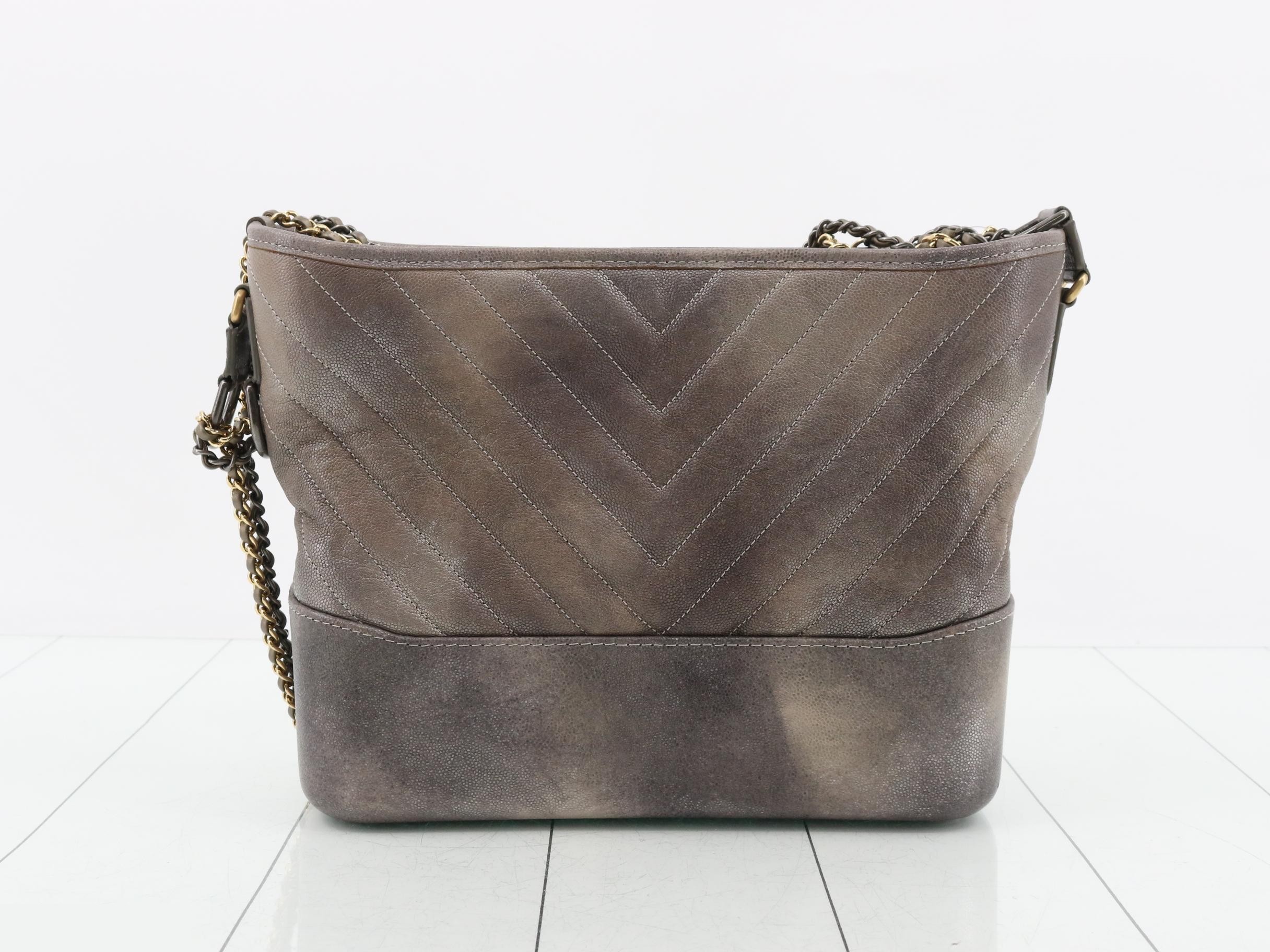 Gabrielle de Chanel Caviar Skin Chain Shoulder Bag — view 2