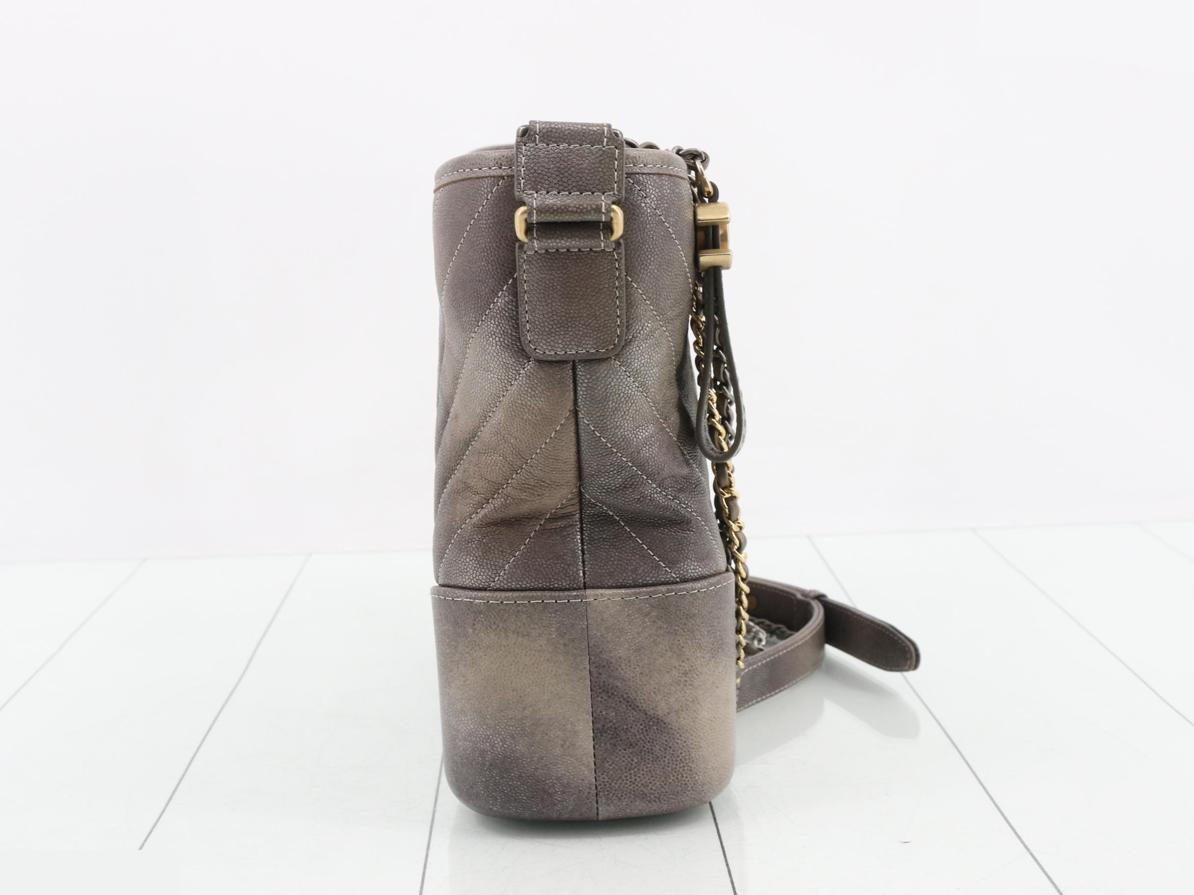 Gabrielle de Chanel Caviar Skin Chain Shoulder Bag — view 4