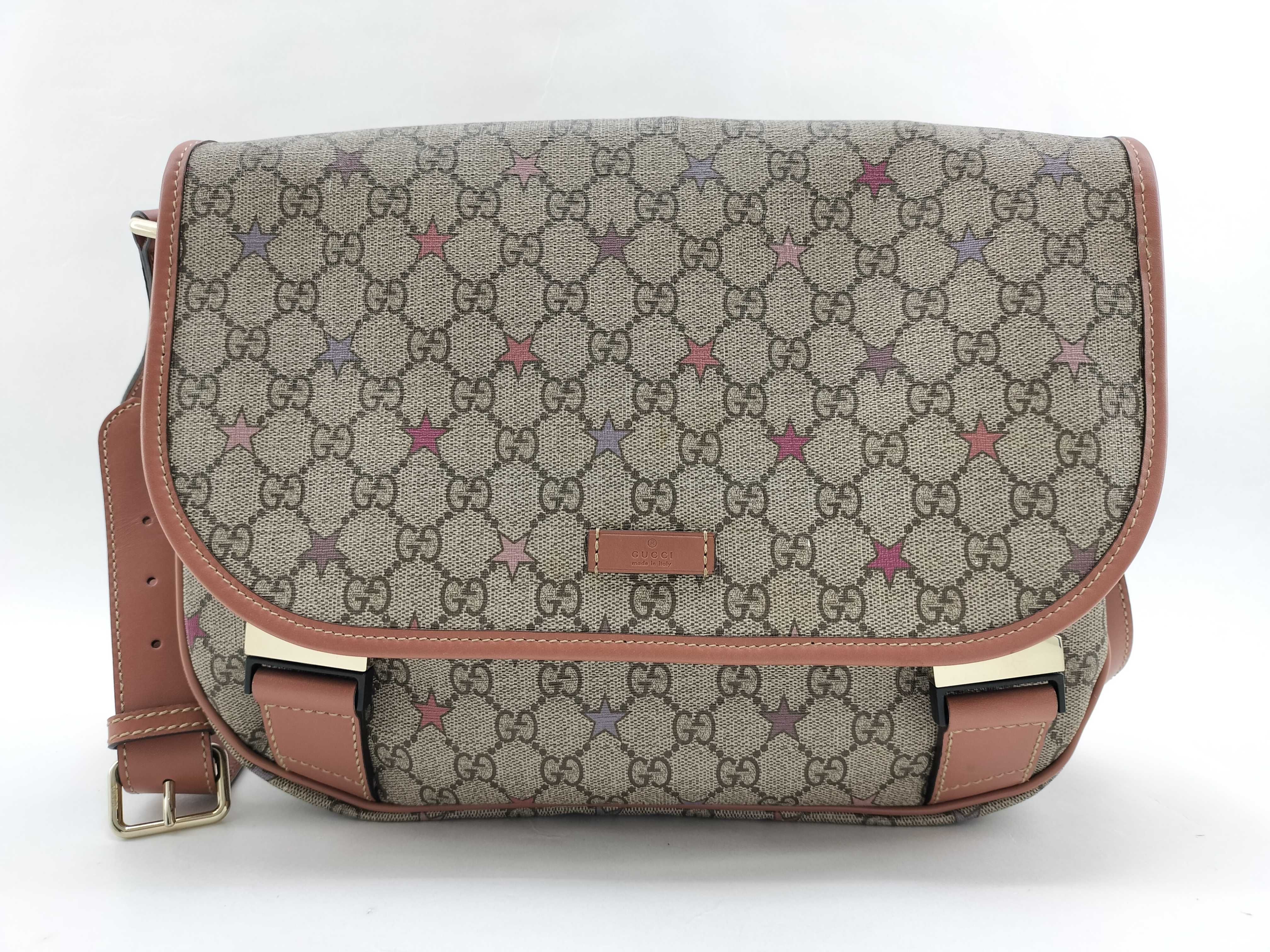 GG Supreme Gucci GG pattern shoulder bag