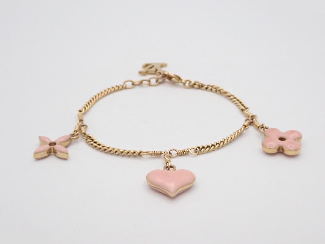 Monogram Bracelet Sweet Monogram Bracelet, Wrist size approximately 20cm