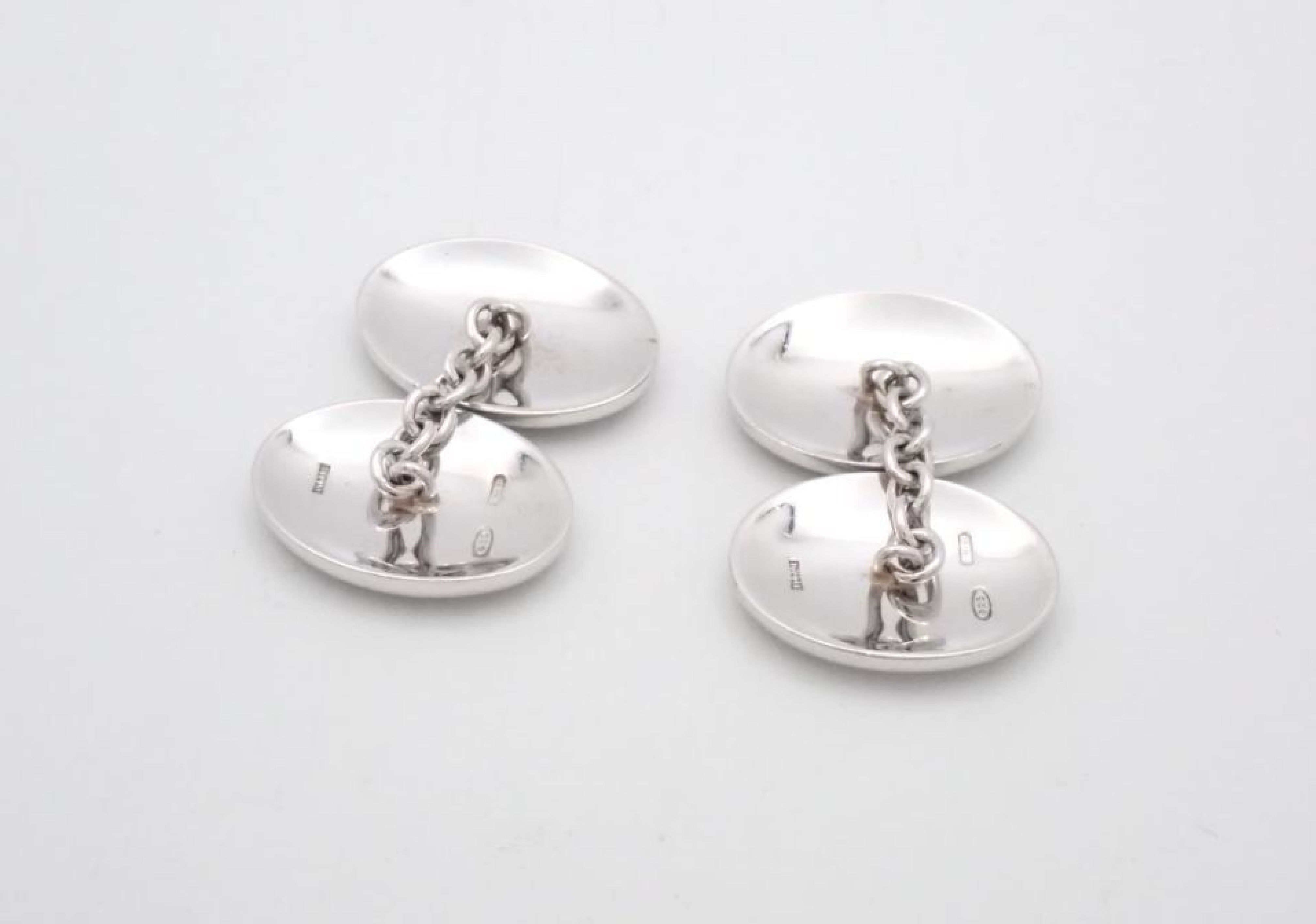 (Bulgari) Precious Metal - Cufflinks & Tie Clip - SV925 - 13.6g - Tie Clip & Cufflinks — view 2
