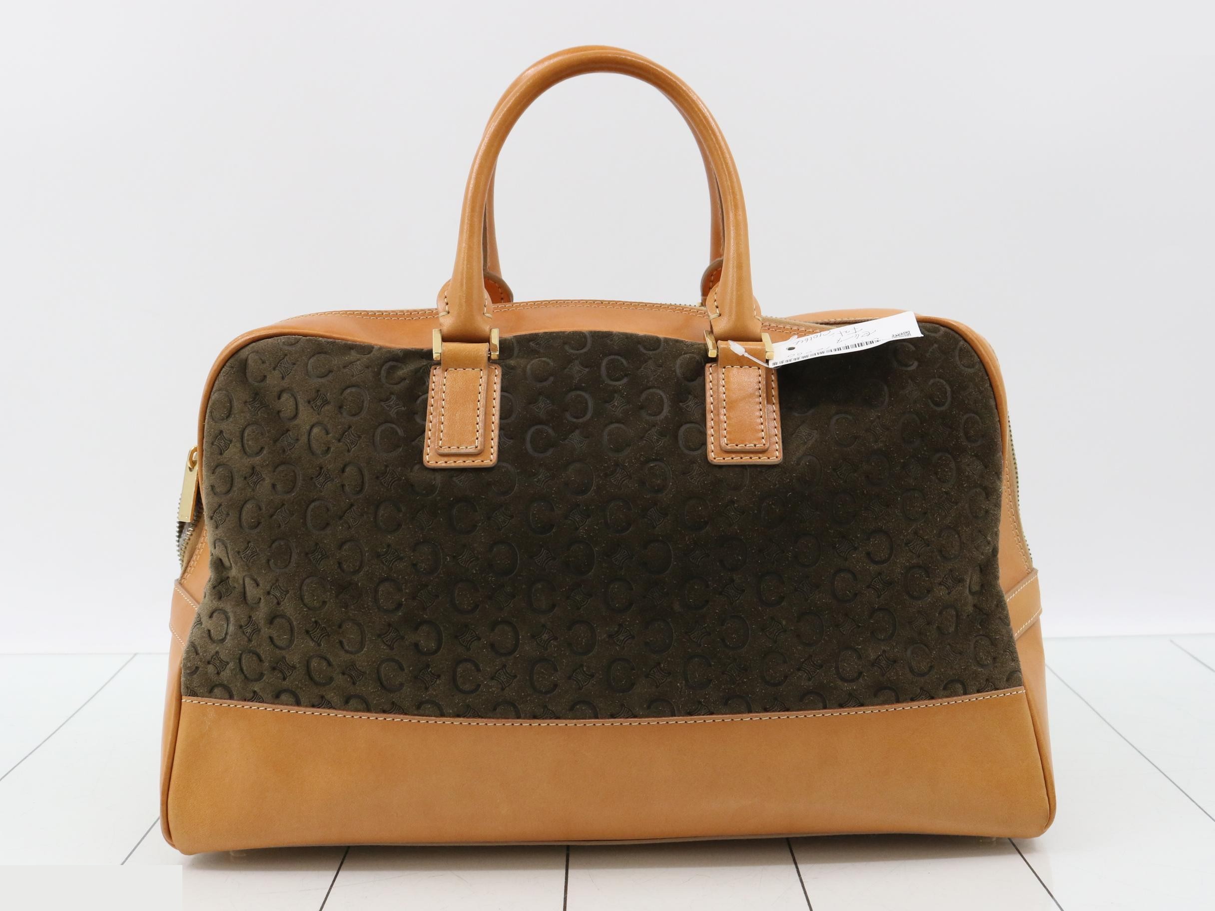 Sulky C Suede Combination Boston Bag — view 2