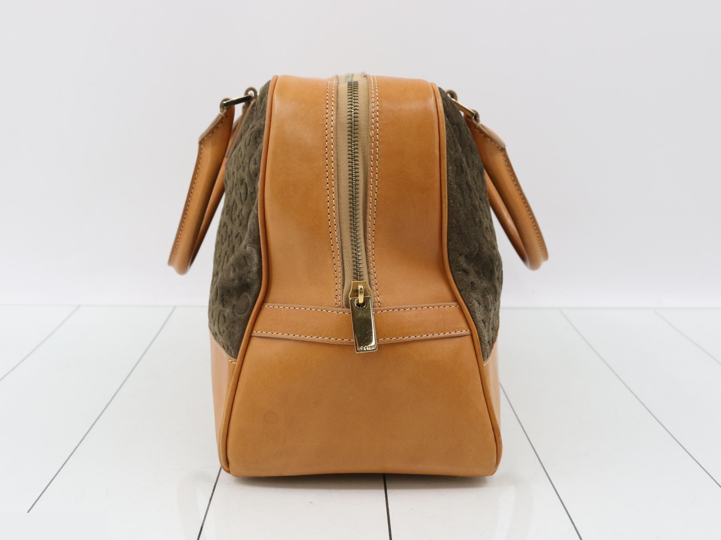 Sulky C Suede Combination Boston Bag — view 3