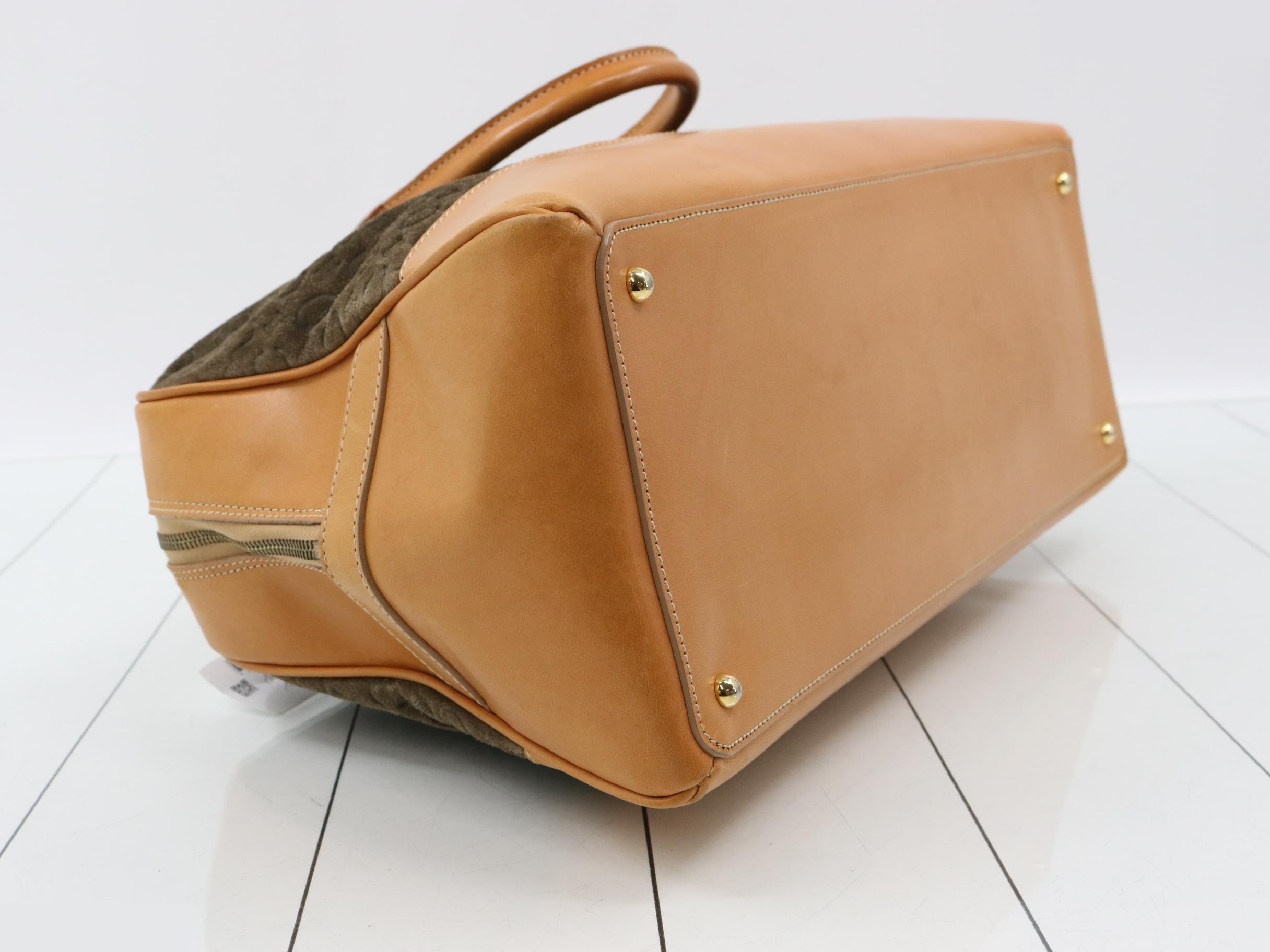 Sulky C Suede Combination Boston Bag — view 5