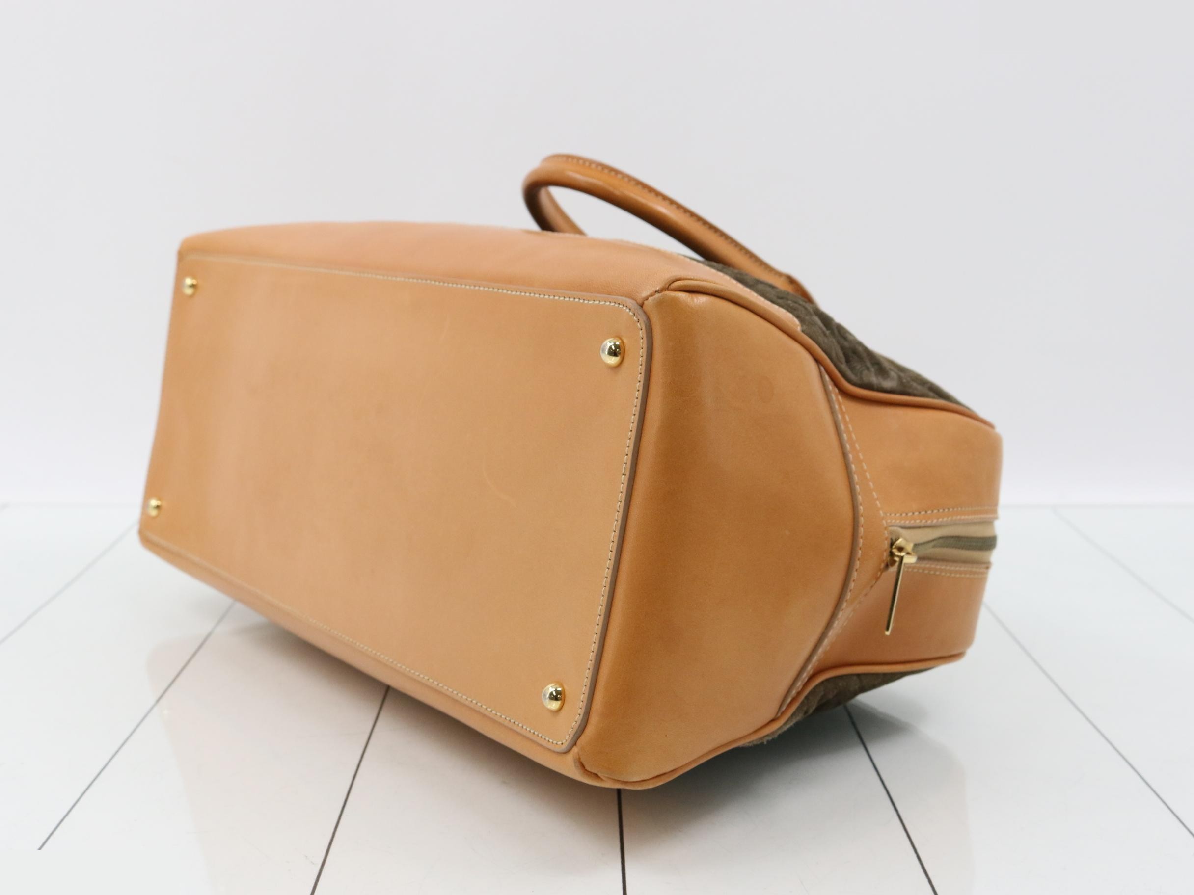 Sulky C Suede Combination Boston Bag — view 6