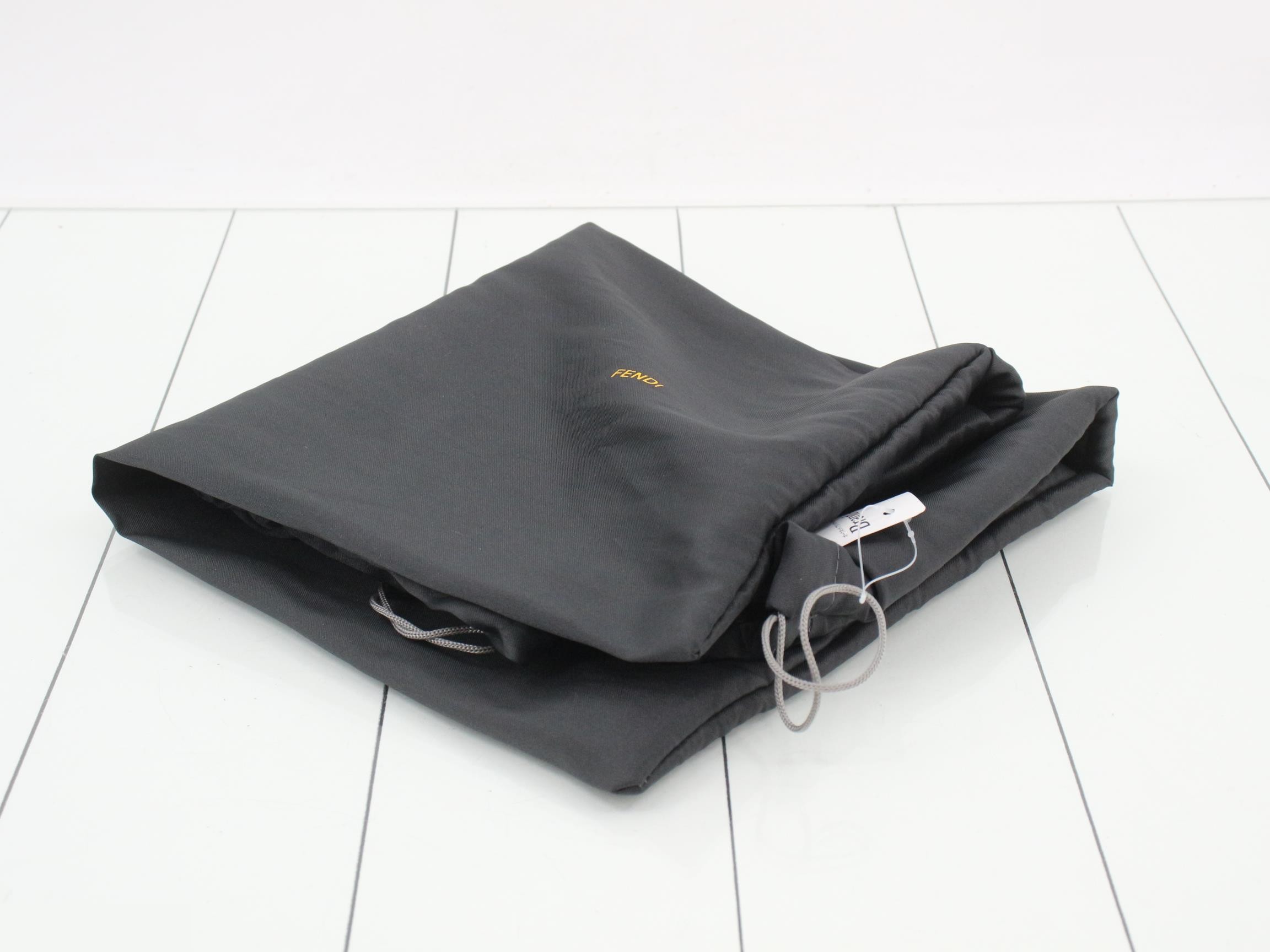 Zucchino Mamma Bucket Shoulder Bag, Canvas/Leather, Black — view 7