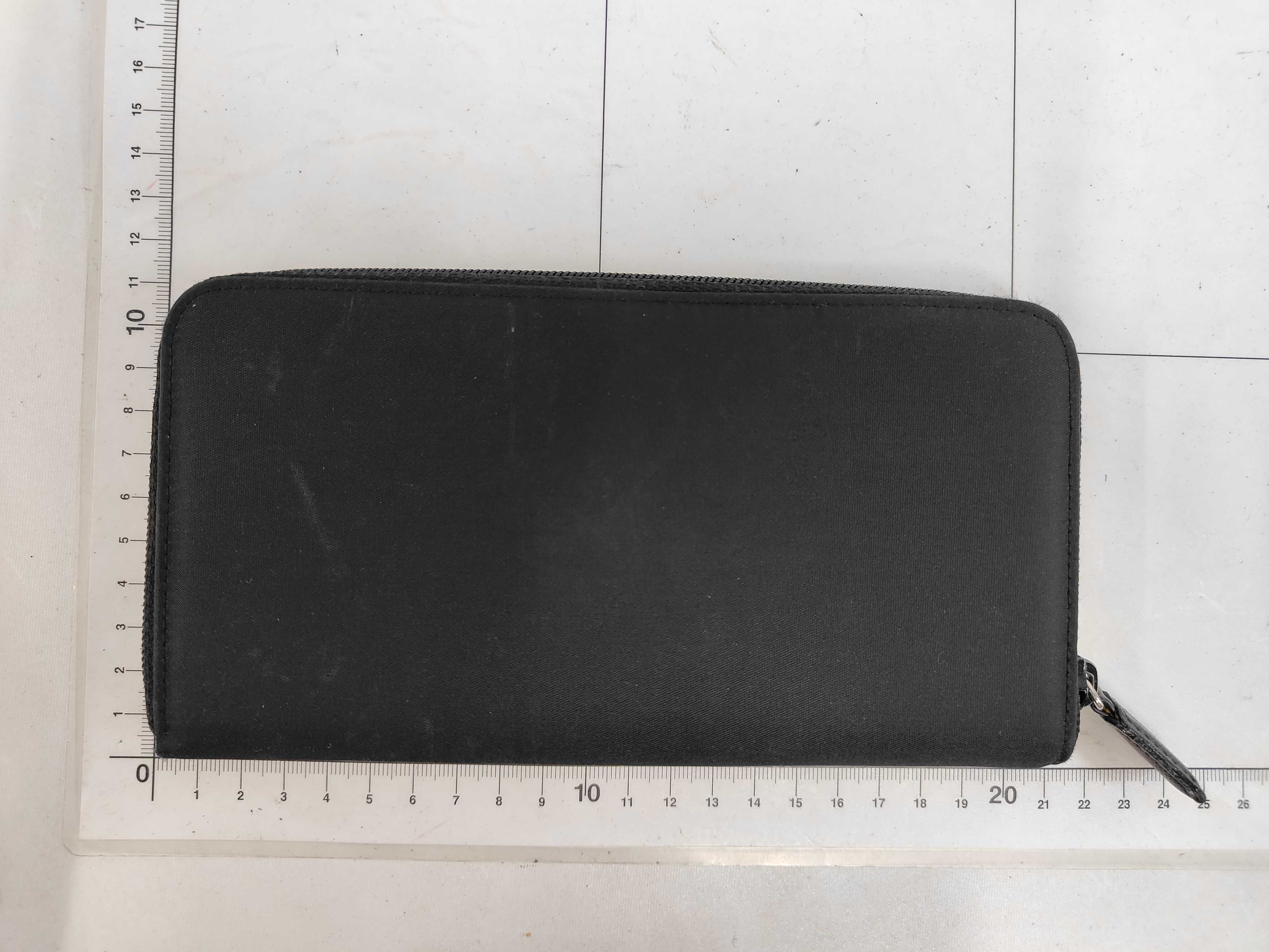 Nylon Round Zipper Long Wallet — view 2
