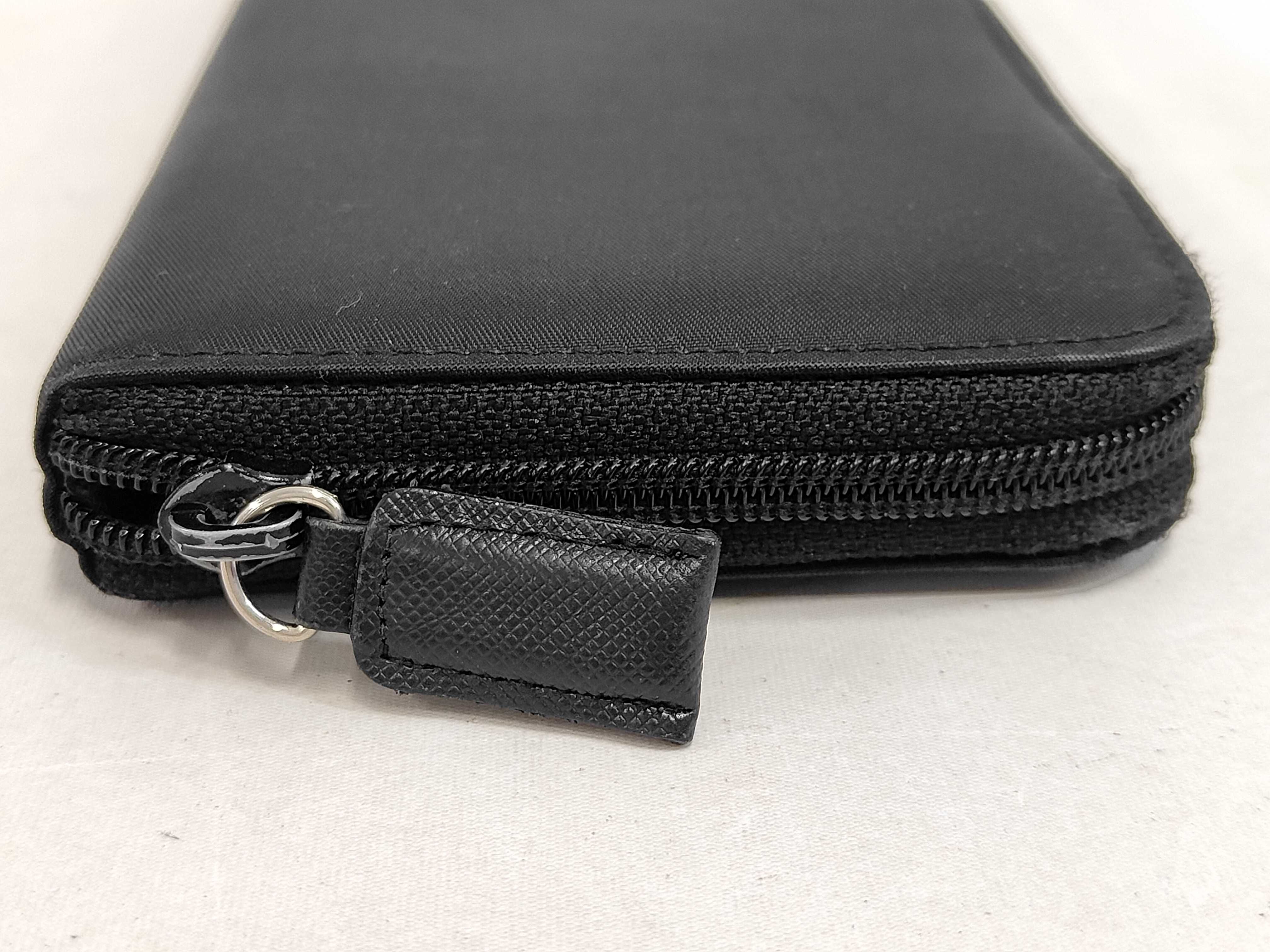 Nylon Round Zipper Long Wallet — view 4