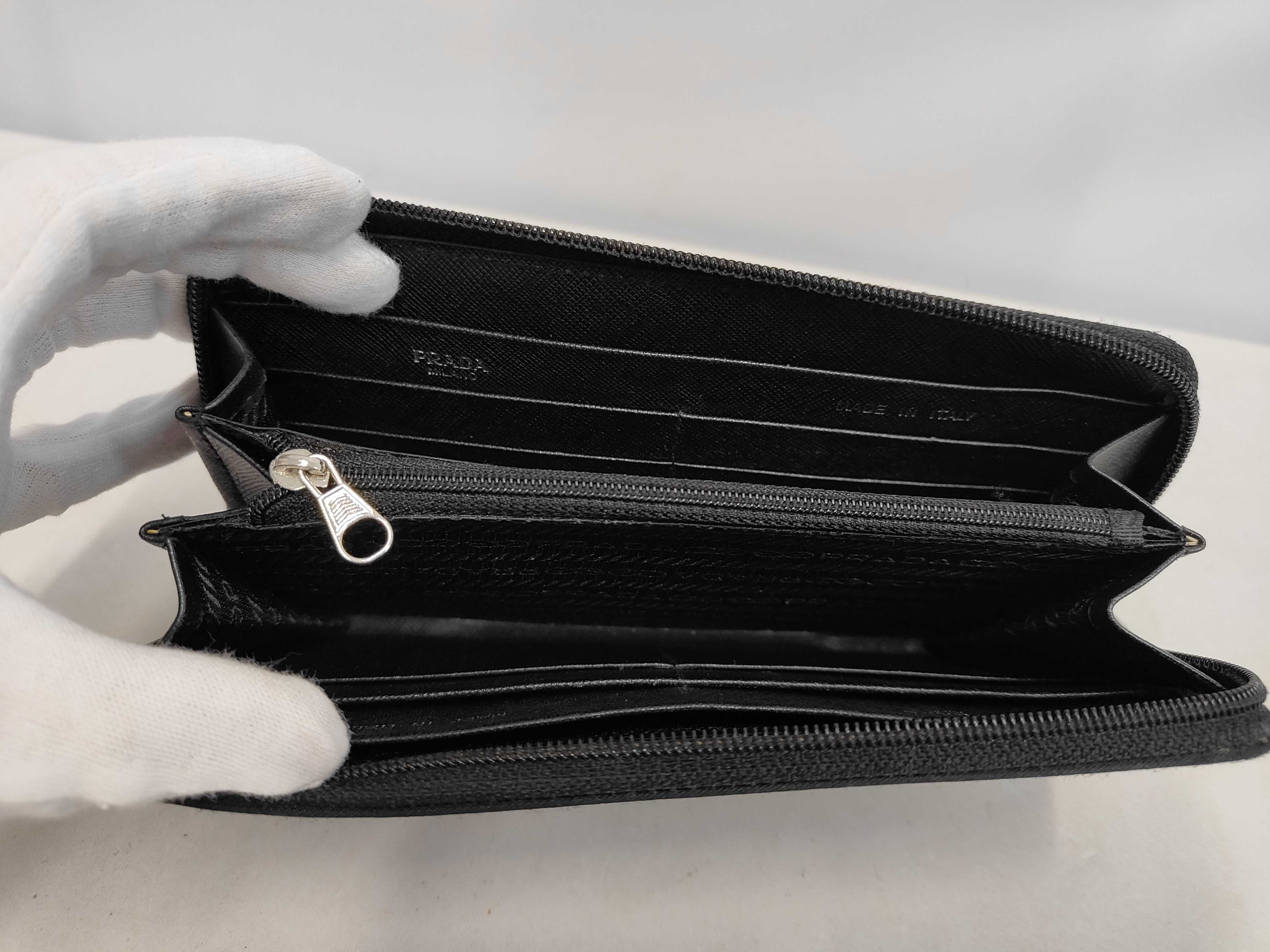 Nylon Round Zipper Long Wallet — view 6